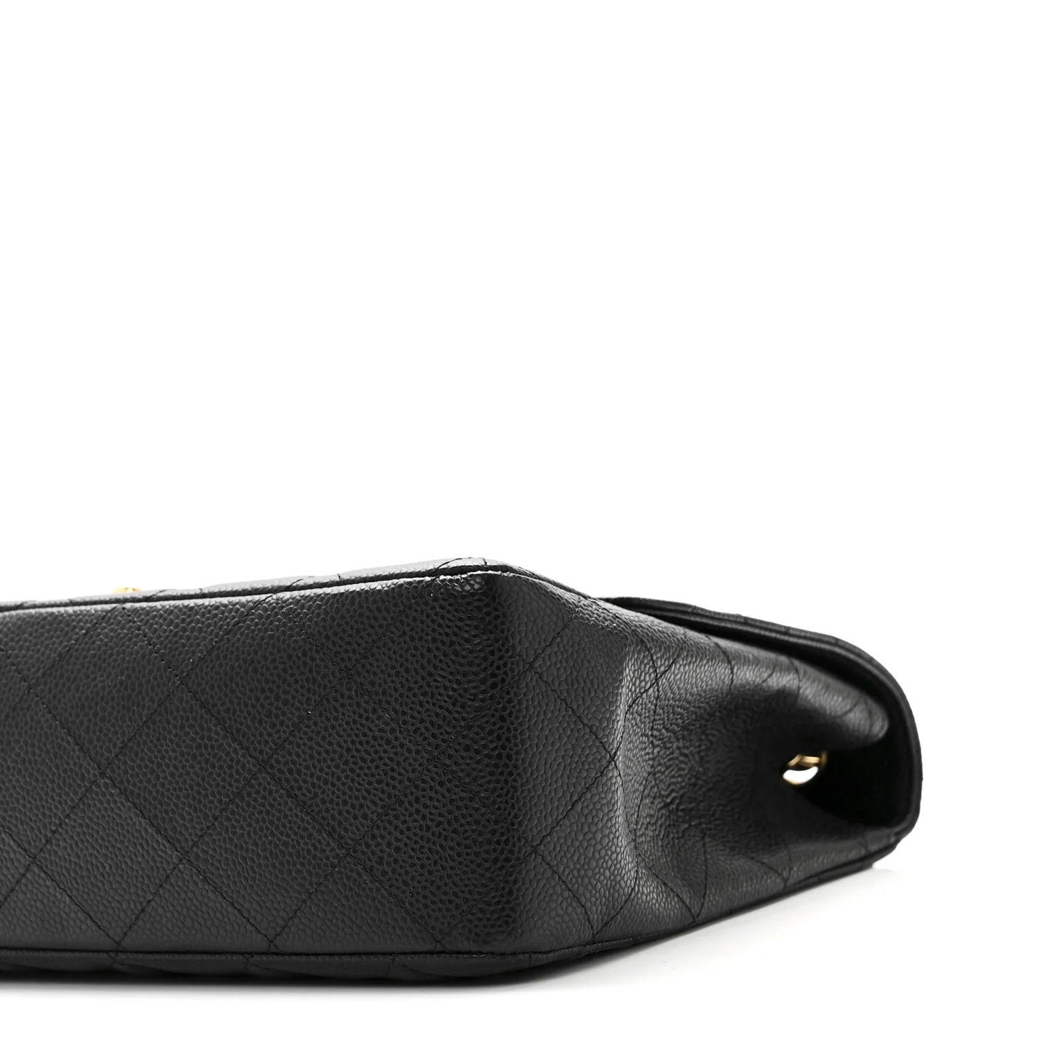 Caviar Quilted Jumbo Single Flap Black - Image 10