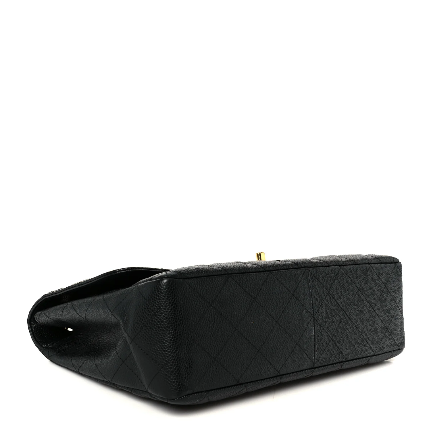 Caviar Quilted Jumbo Single Flap Black - Image 4