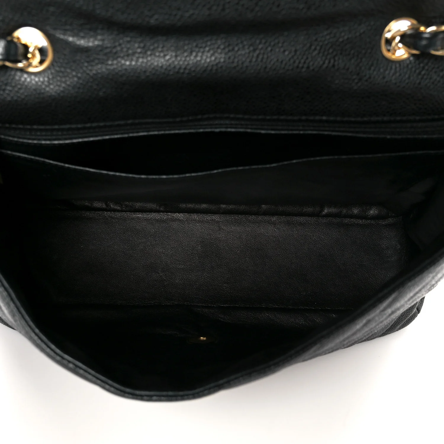 Caviar Quilted Jumbo Single Flap Black - Image 5