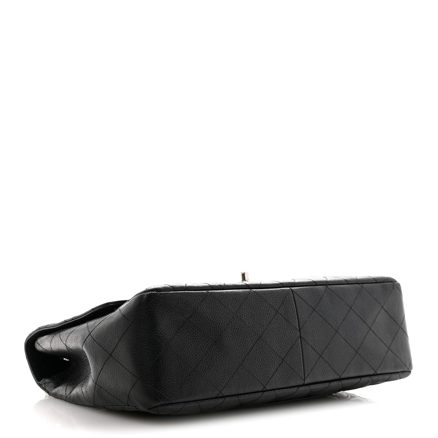 Caviar Quilted Jumbo Single Flap Black - Image 4