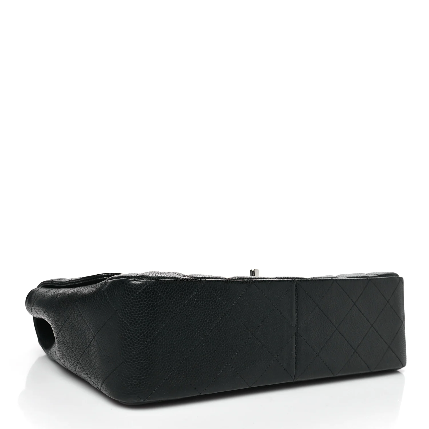 Caviar Quilted Jumbo Single Flap Black - Image 4