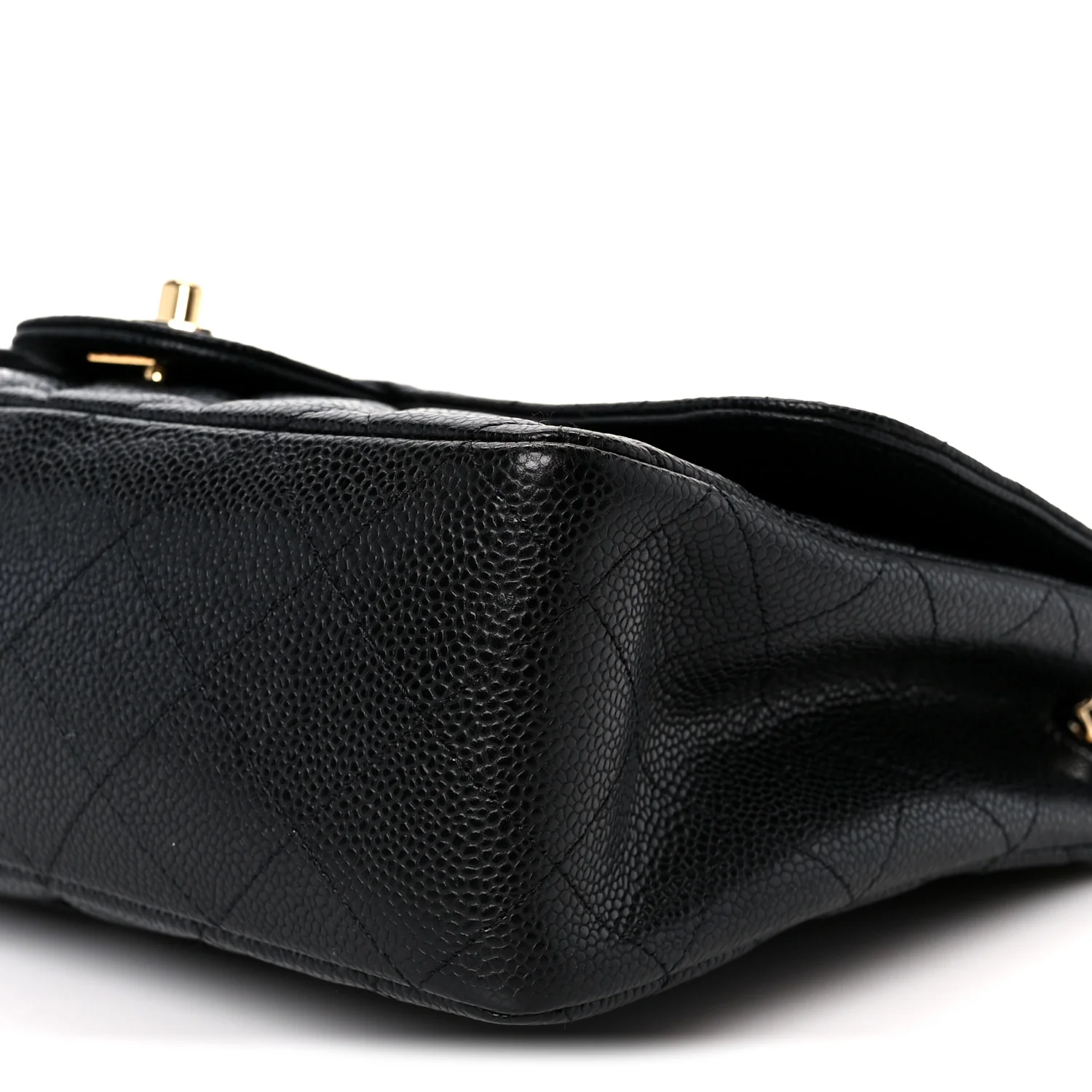 Caviar Quilted Jumbo Single Flap Black - Image 11