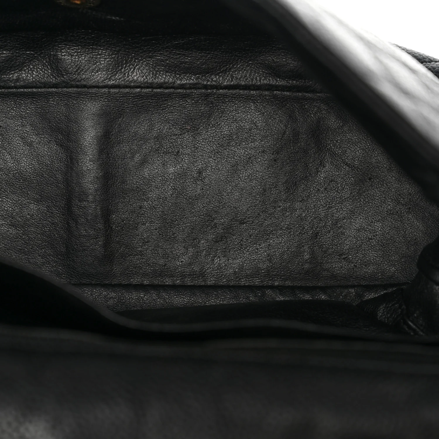Caviar Quilted Jumbo Single Flap Black - Image 11
