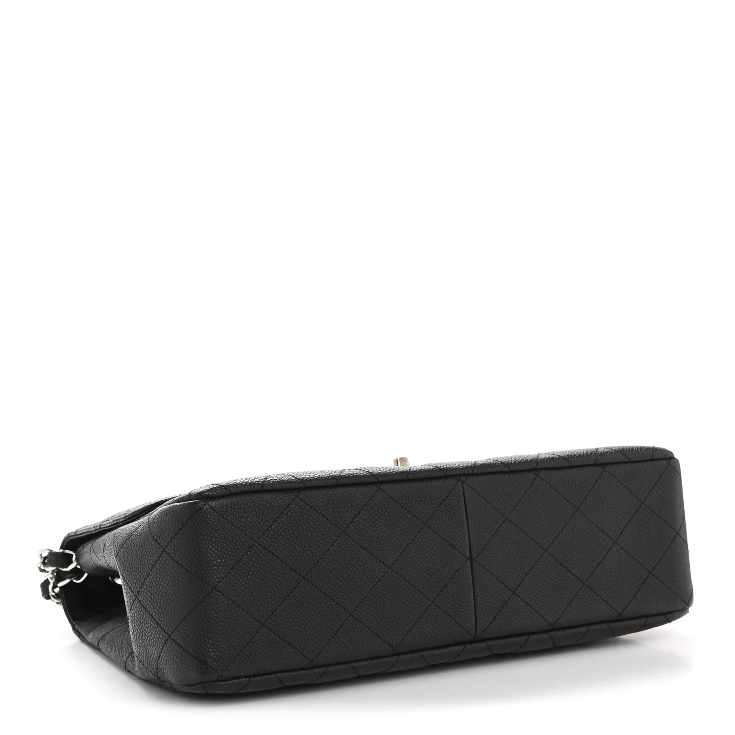 Caviar Quilted Jumbo Single Flap Black - Image 4