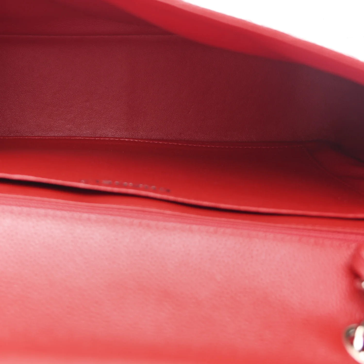 Caviar Quilted Jumbo Single Flap Red - Image 5