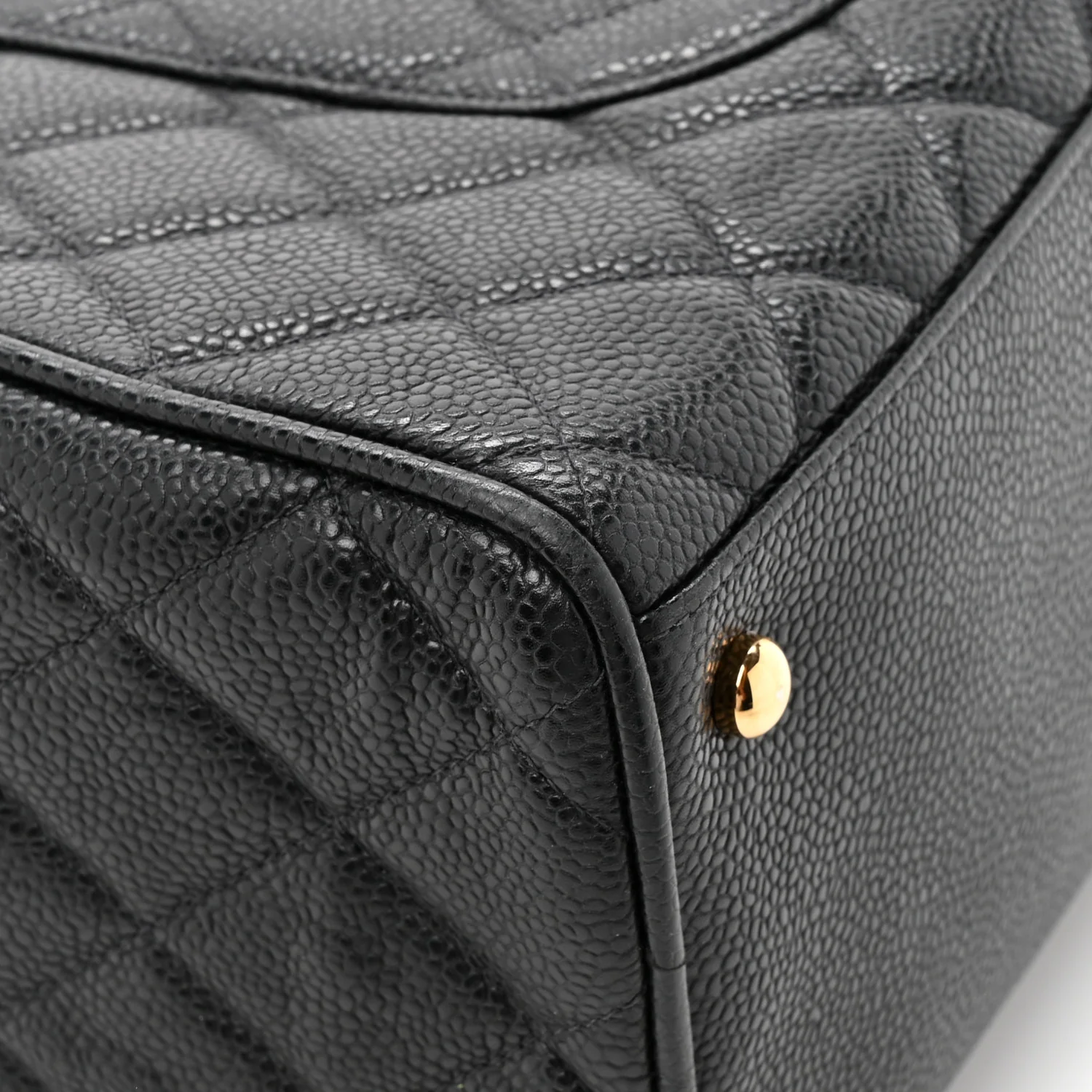Caviar Quilted Large Bowler Black - Image 12