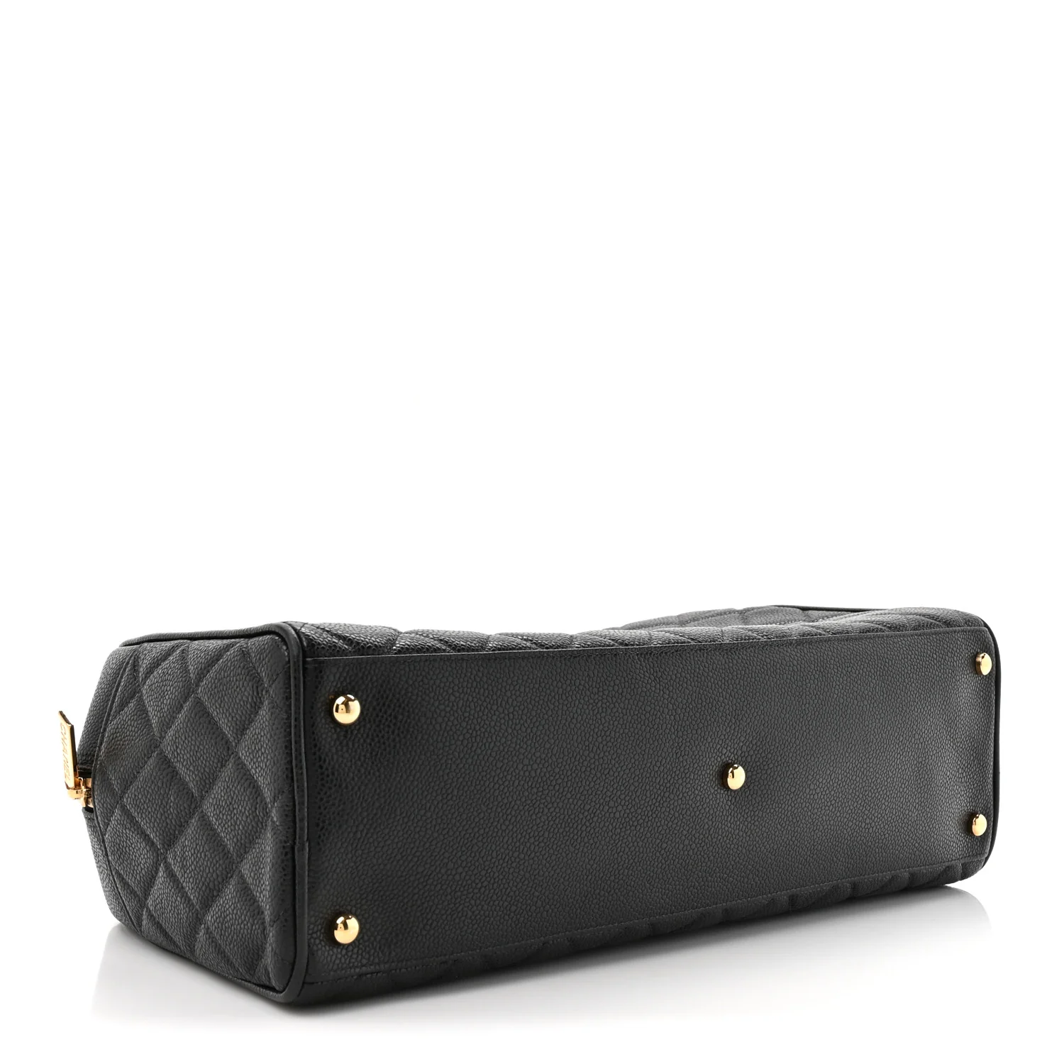 Caviar Quilted Large Bowler Black - Image 4