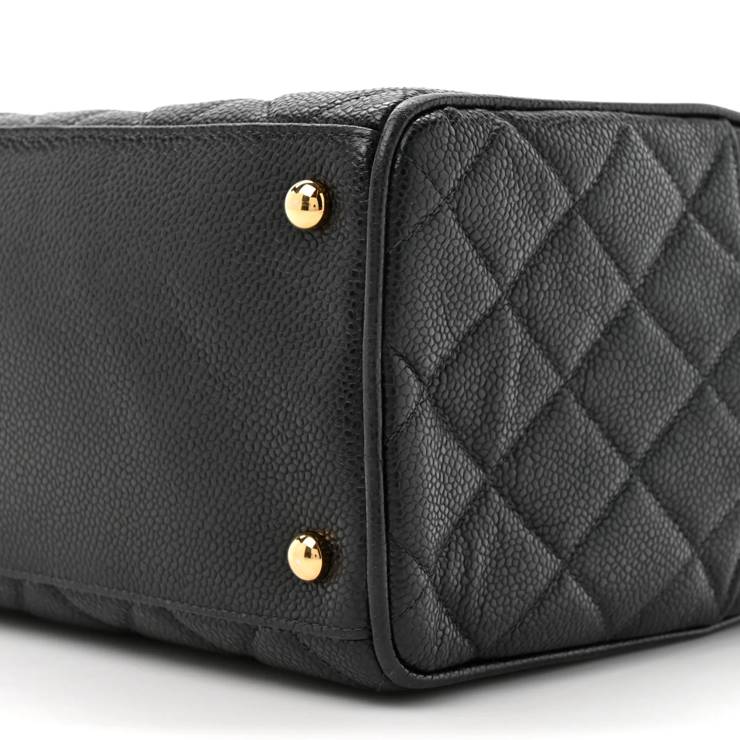 Caviar Quilted Large Bowler Black - Image 9