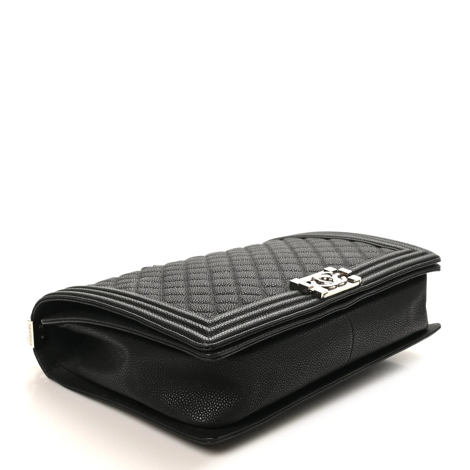 Caviar Quilted Large Boy Flap Black - Image 4