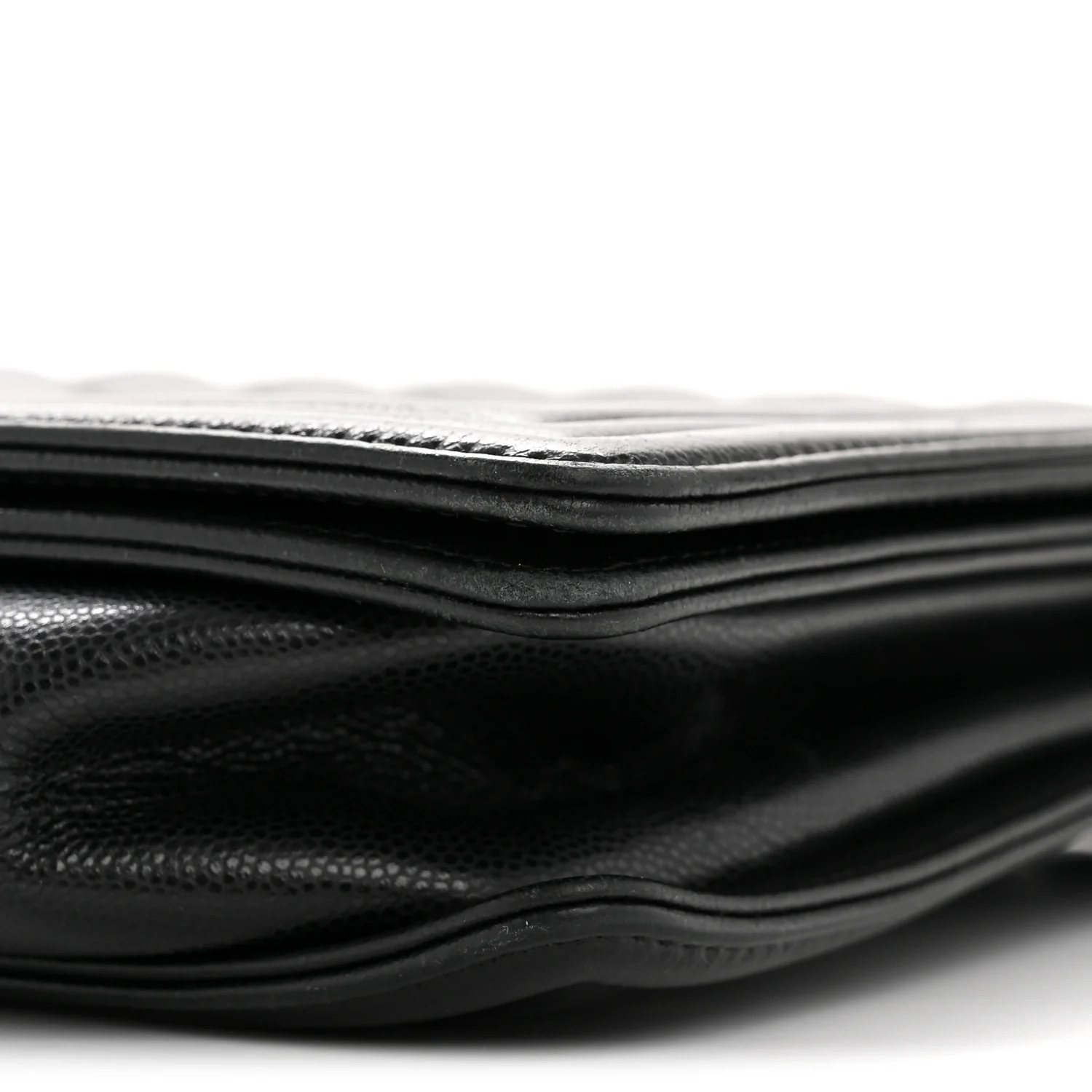 Caviar Quilted Large Boy Flap Black - Image 9