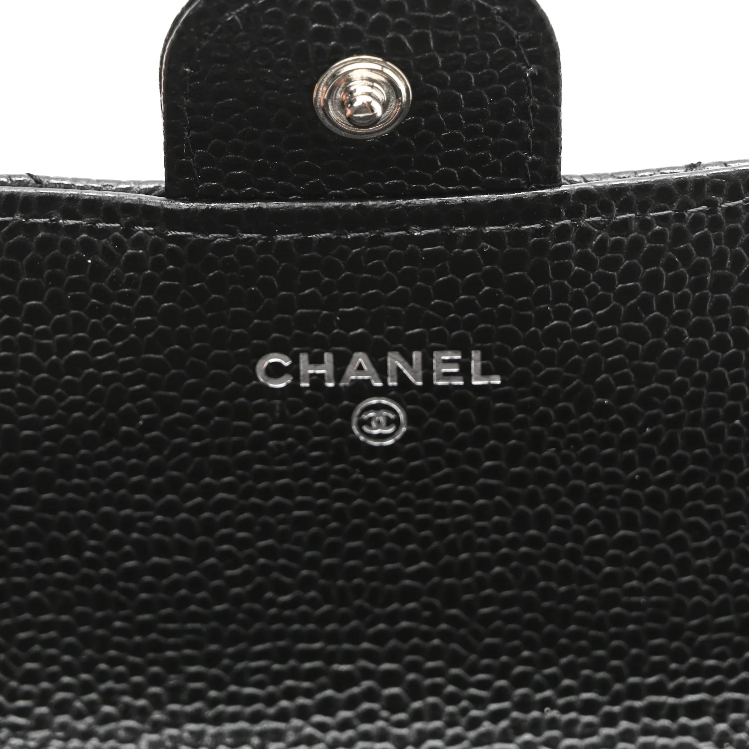 Caviar Quilted Large Gusset Flap Wallet Black - Image 6