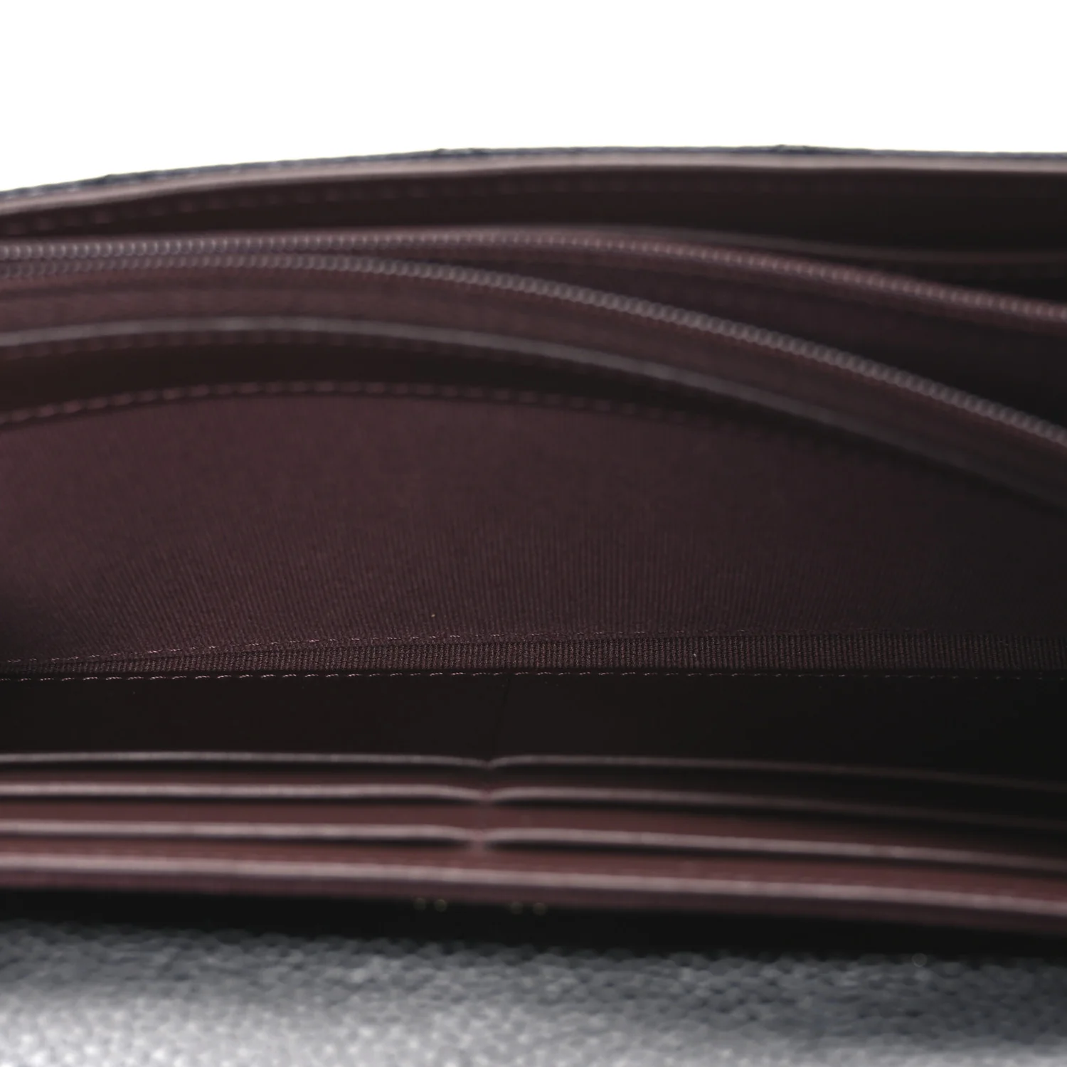 Caviar Quilted Large Gusset Flap Wallet Black - Image 5