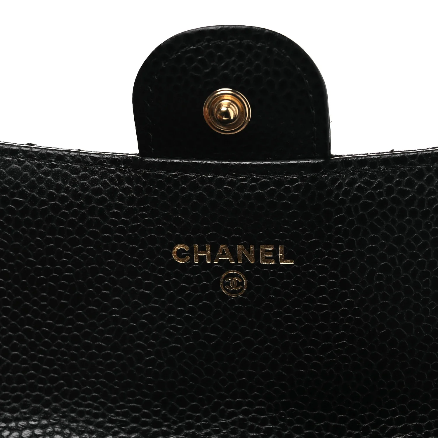 Caviar Quilted Large Gusset Flap Wallet Black - Image 12
