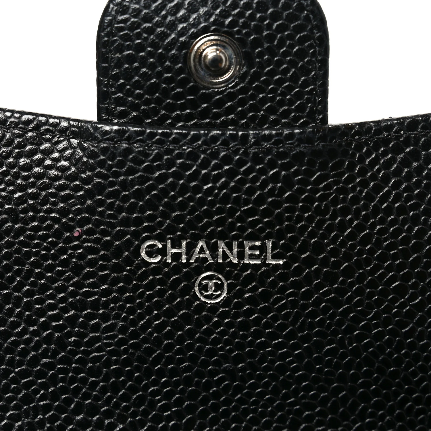 Caviar Quilted Large Gusset Flap Wallet Black - Image 6