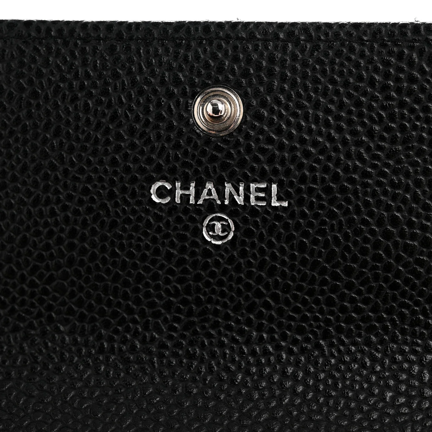 Caviar Quilted Large Gusset Flap Wallet Black - Image 6