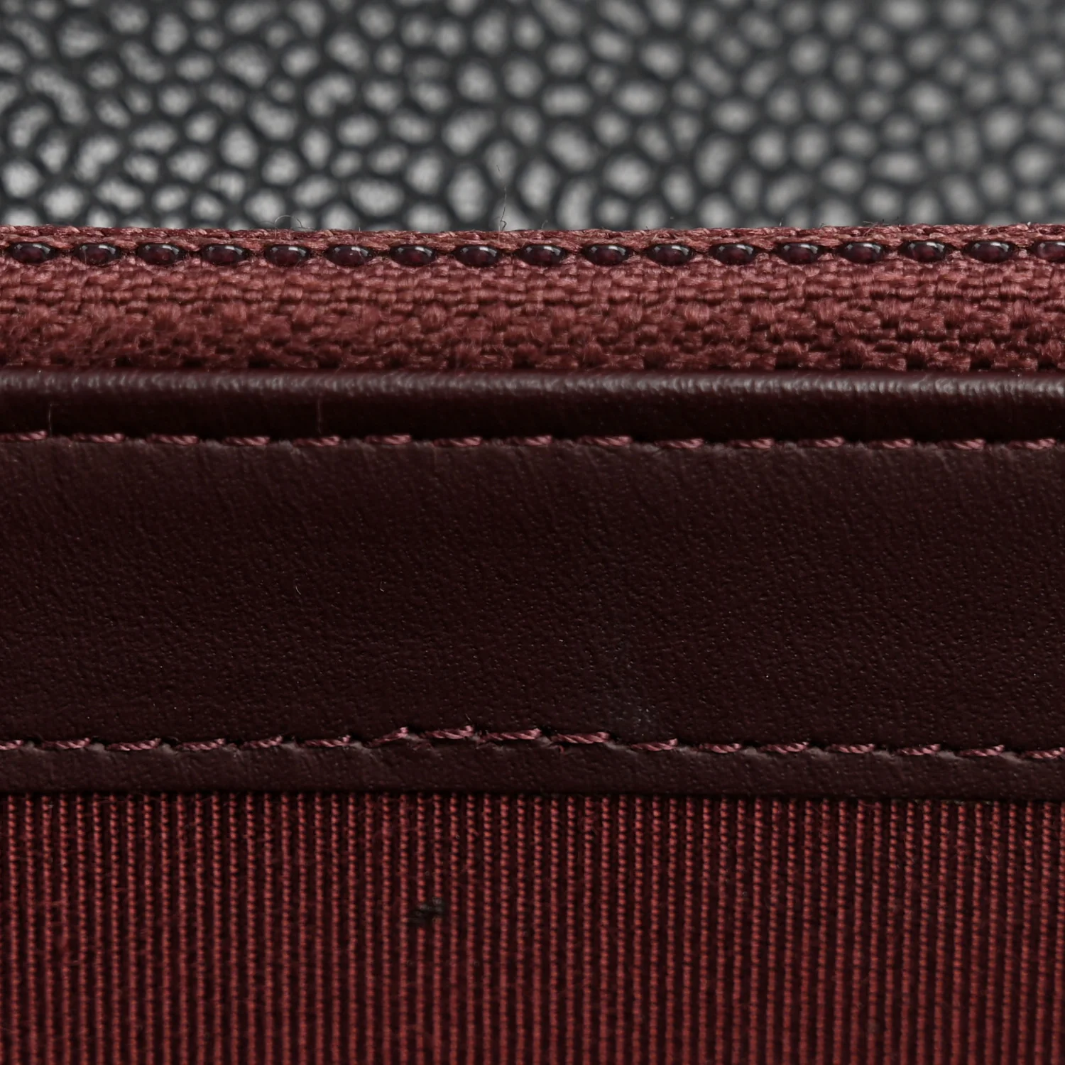 Caviar Quilted Large Gusset Flap Wallet Black - Image 9