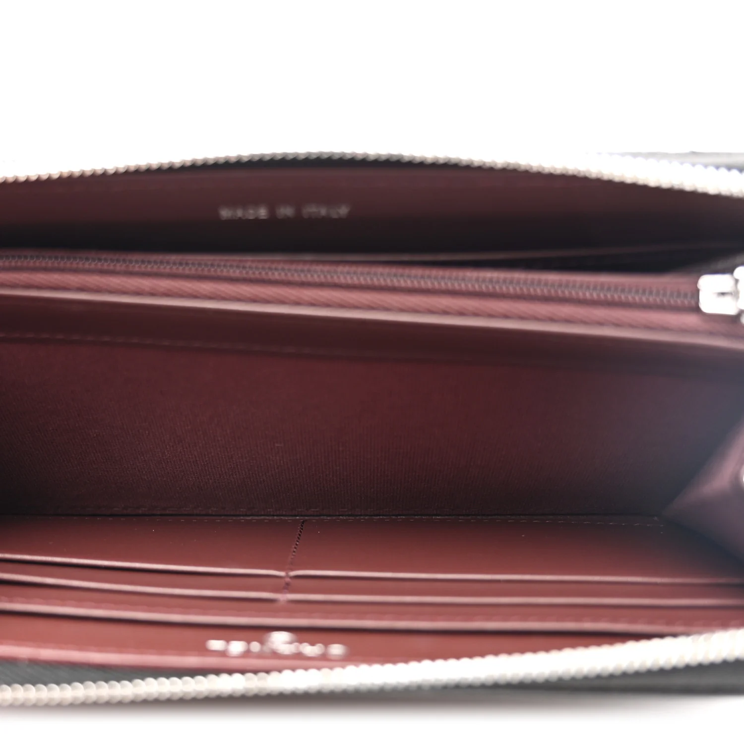 Caviar Quilted Large Gusset Zip Around Wallet Black - Image 6