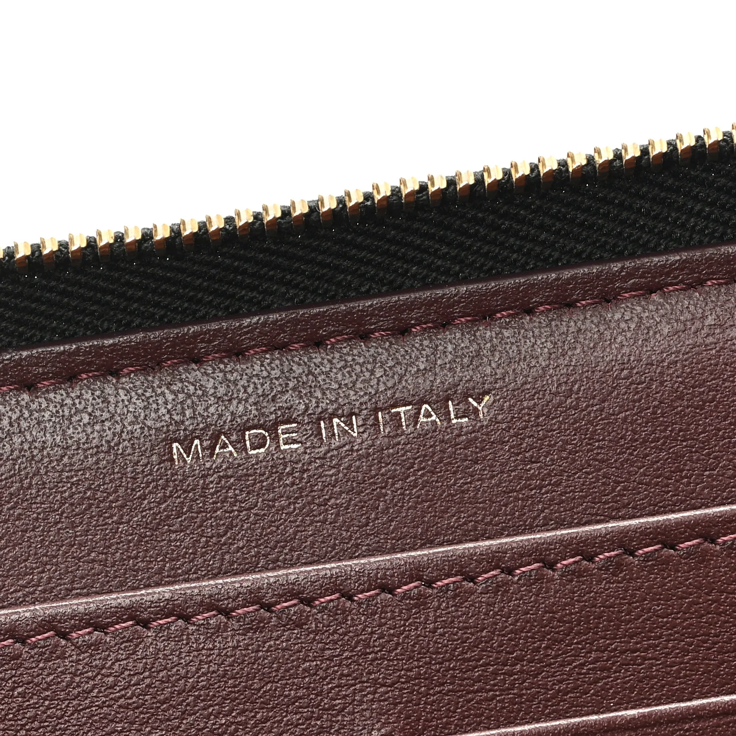 Caviar Quilted Large Gusset Zip Around Wallet Black - Image 7