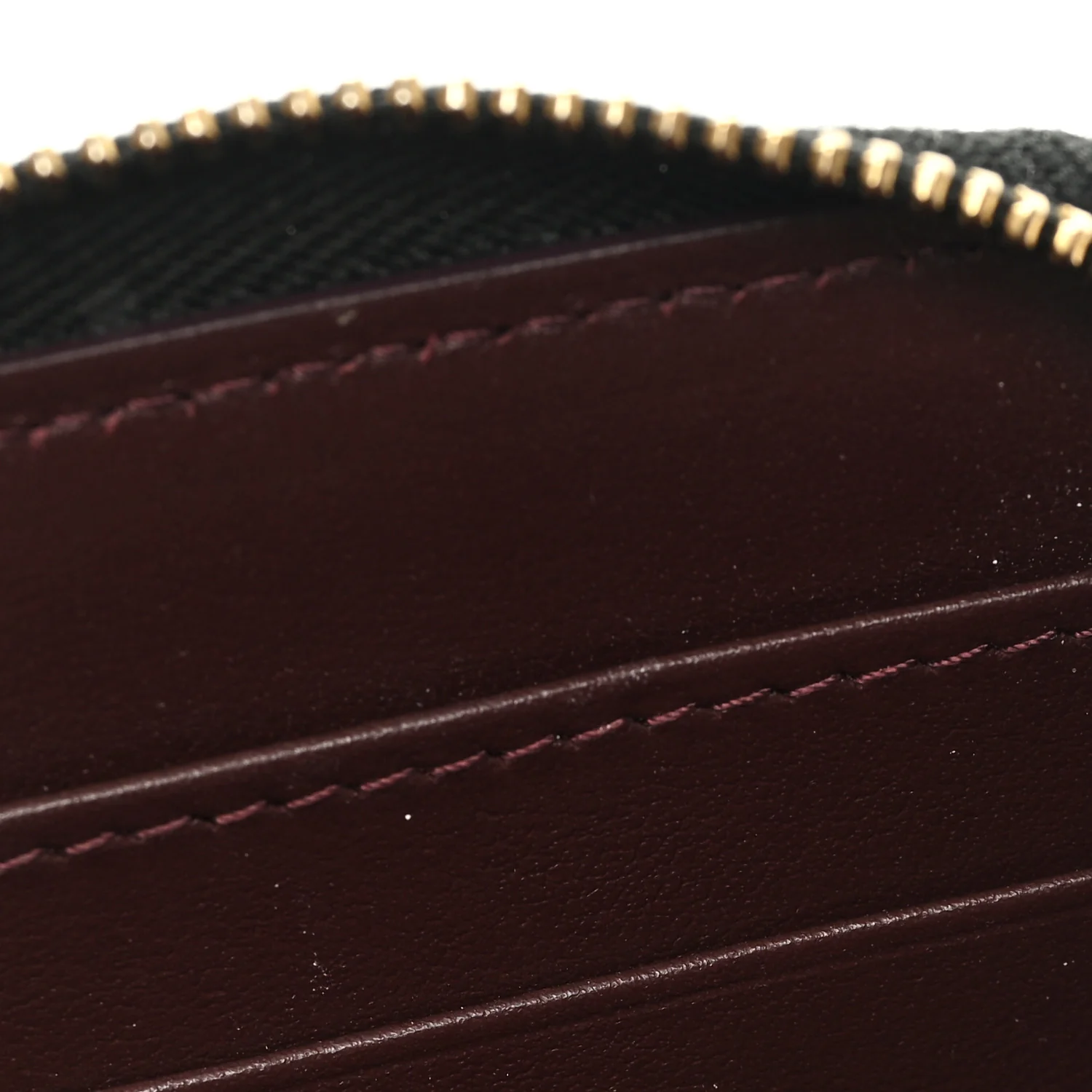 Caviar Quilted Large Gusset Zip Around Wallet Black - Image 9