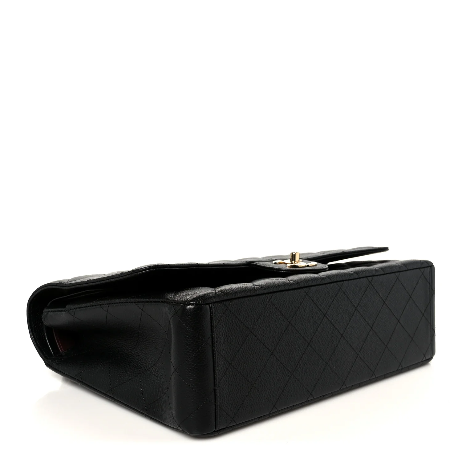 Caviar Quilted Maxi Double Flap Black - Image 4