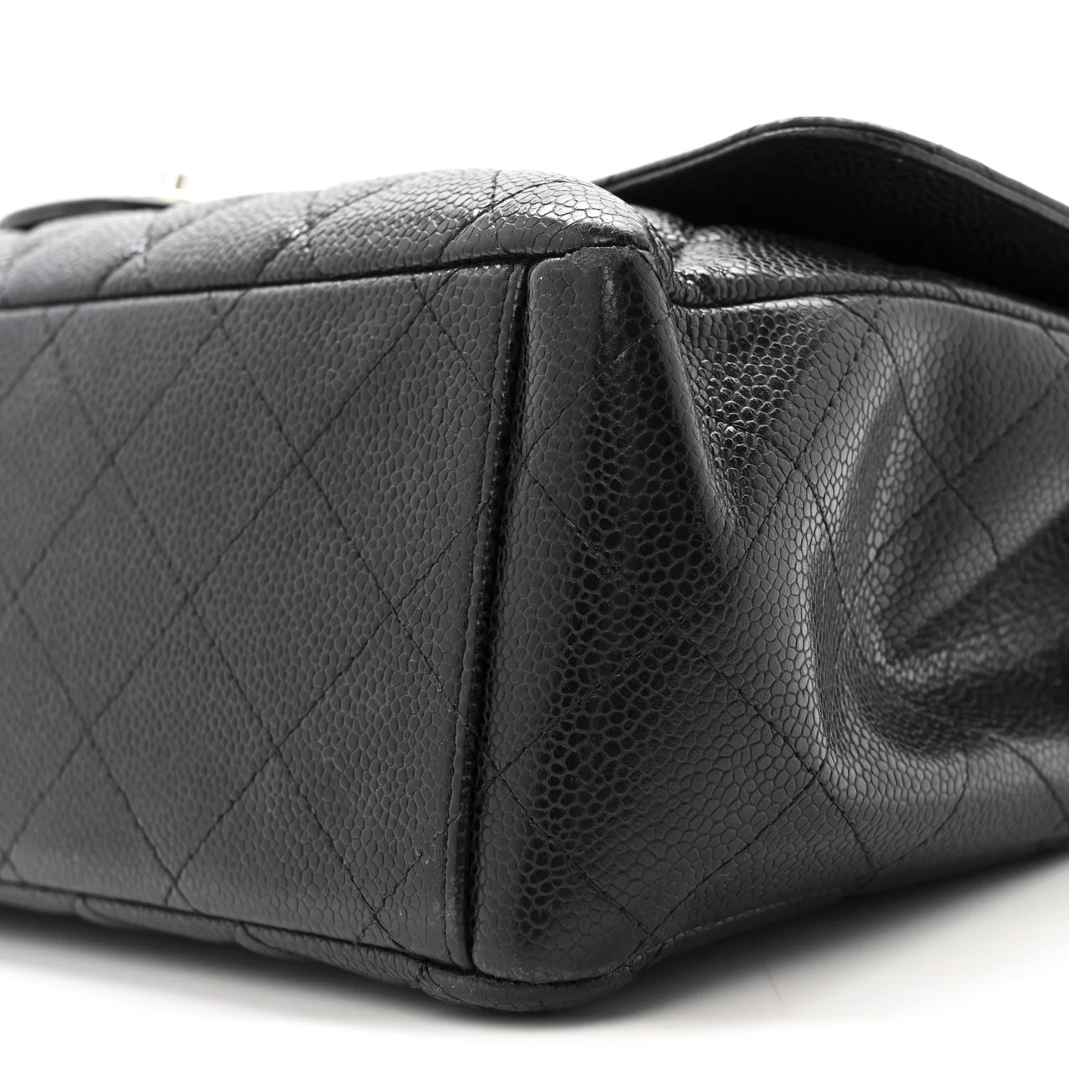 Caviar Quilted Maxi Double Flap Black - Image 9