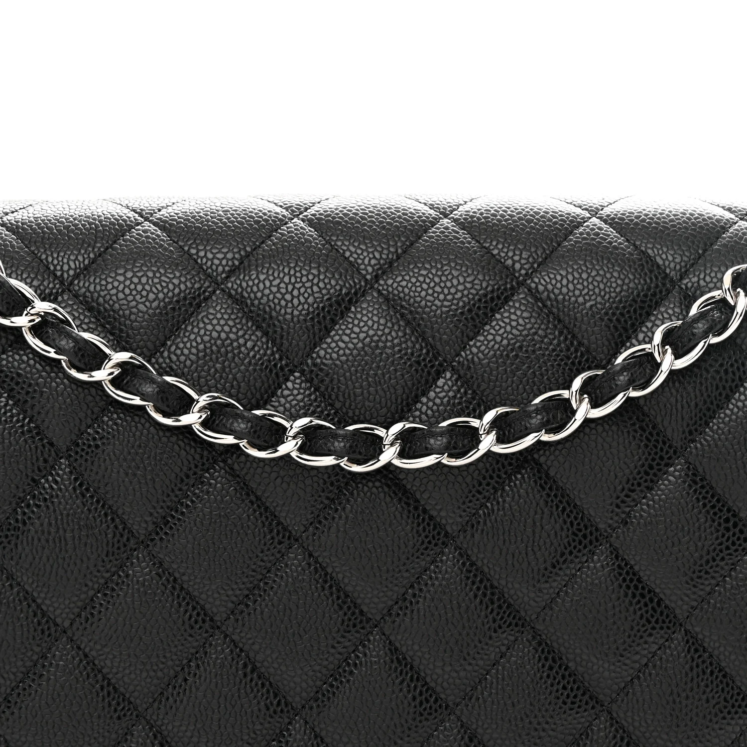 Caviar Quilted Maxi Double Flap Black - Image 14
