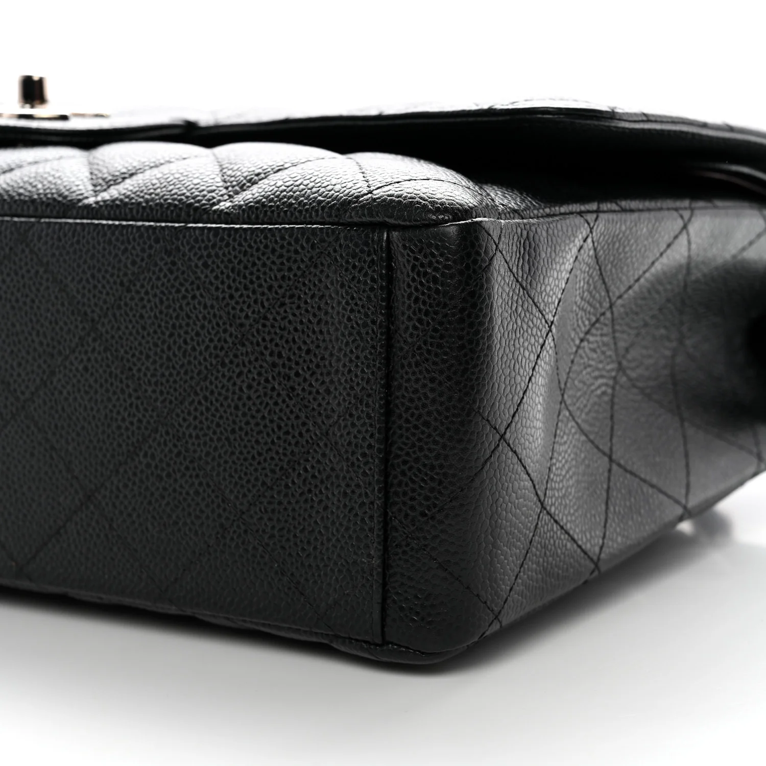 Caviar Quilted Maxi Double Flap Black - Image 10