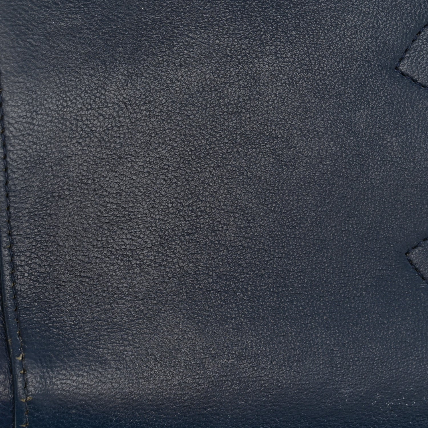 Caviar Quilted Maxi Double Flap Navy Blue - Image 12