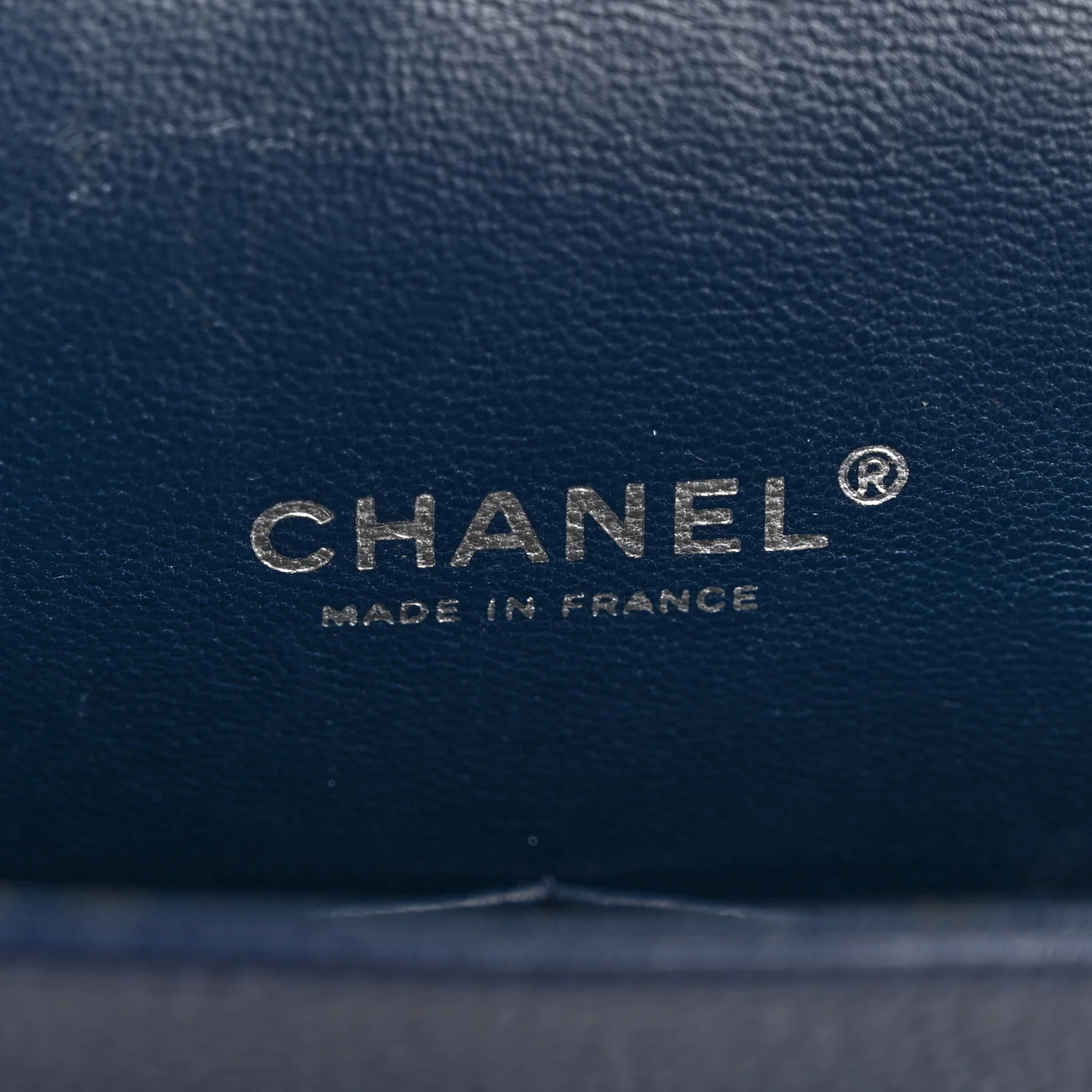 Caviar Quilted Maxi Double Flap Navy Blue - Image 6