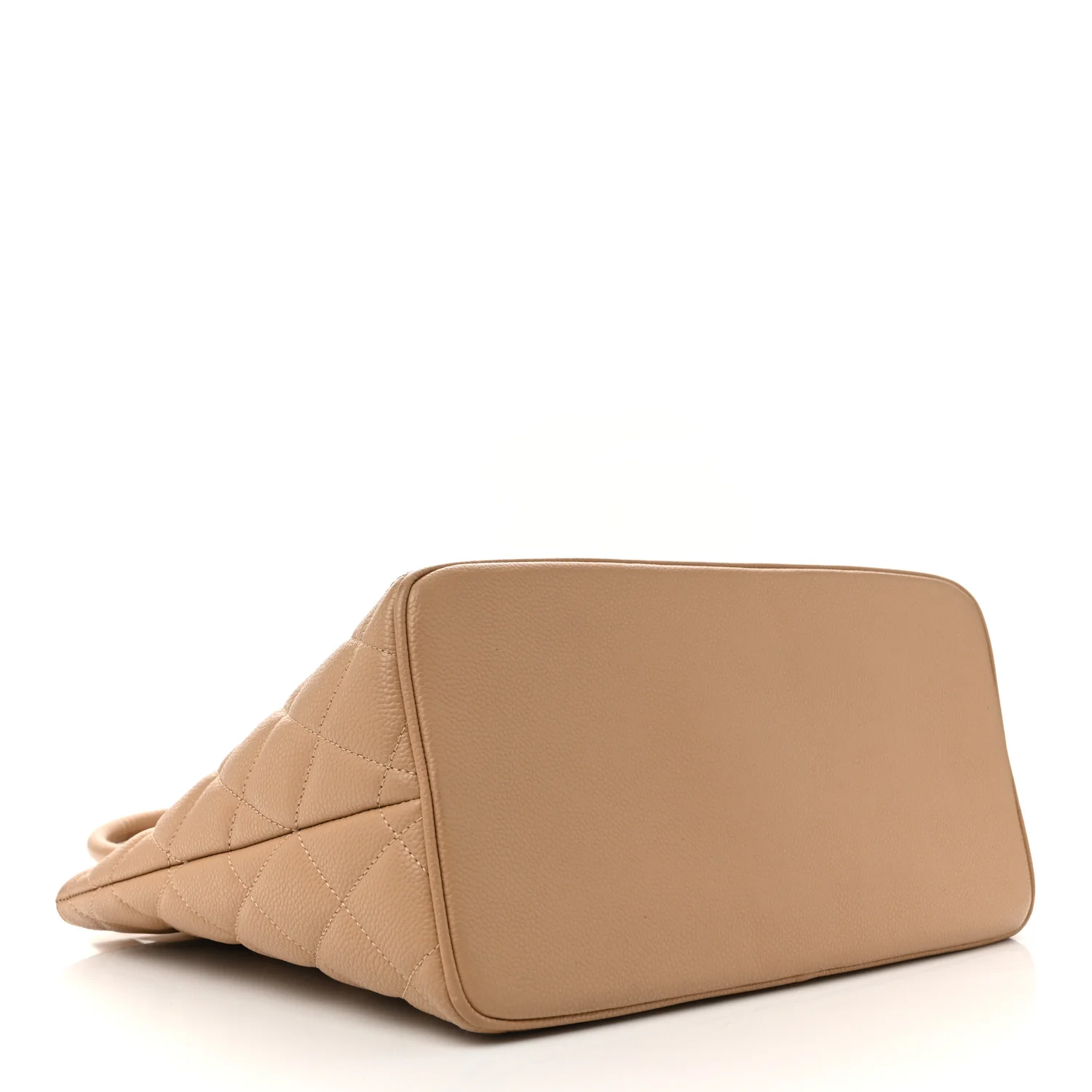 Caviar Quilted Medallion Tote Beige - Image 4