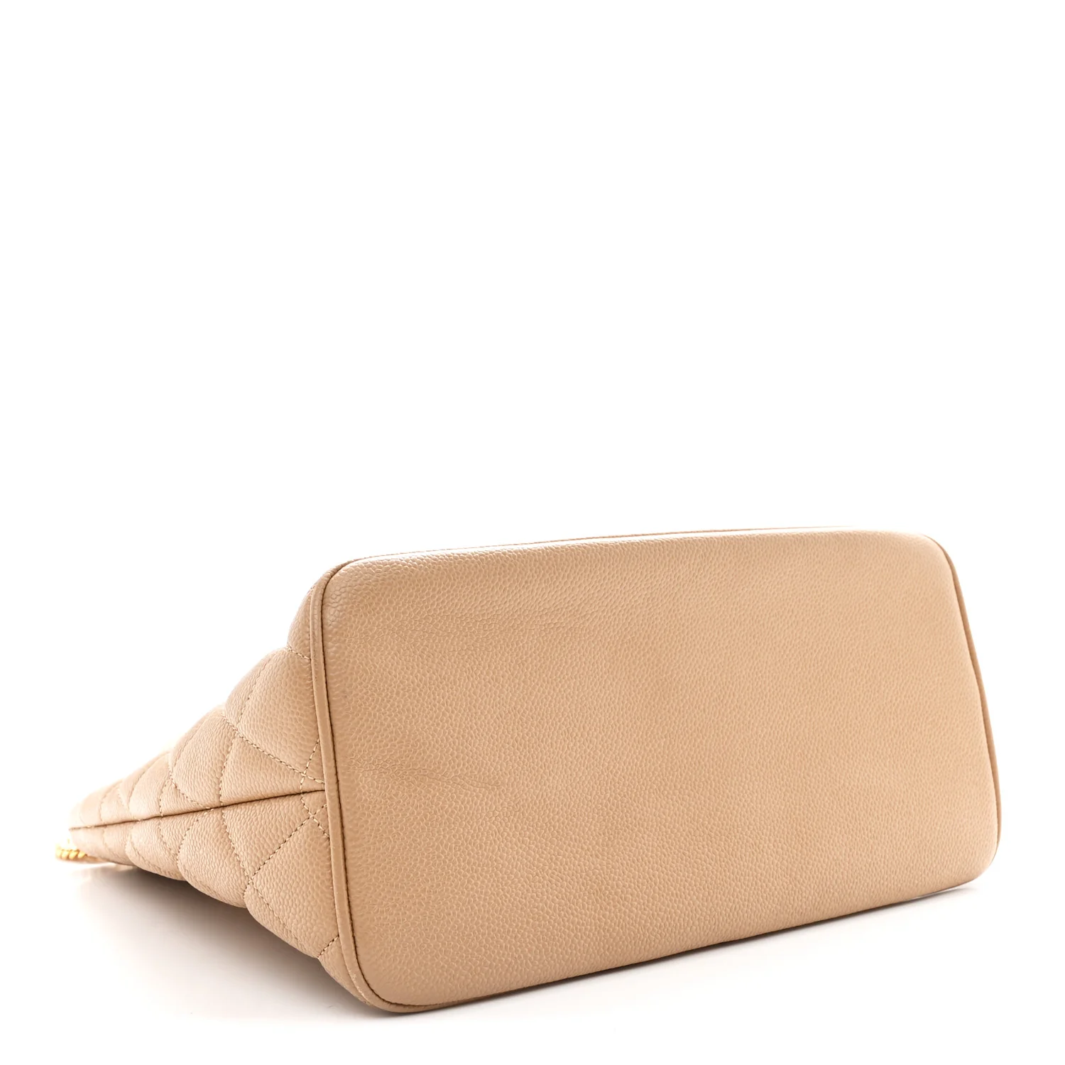 Caviar Quilted Medallion Tote Beige - Image 4