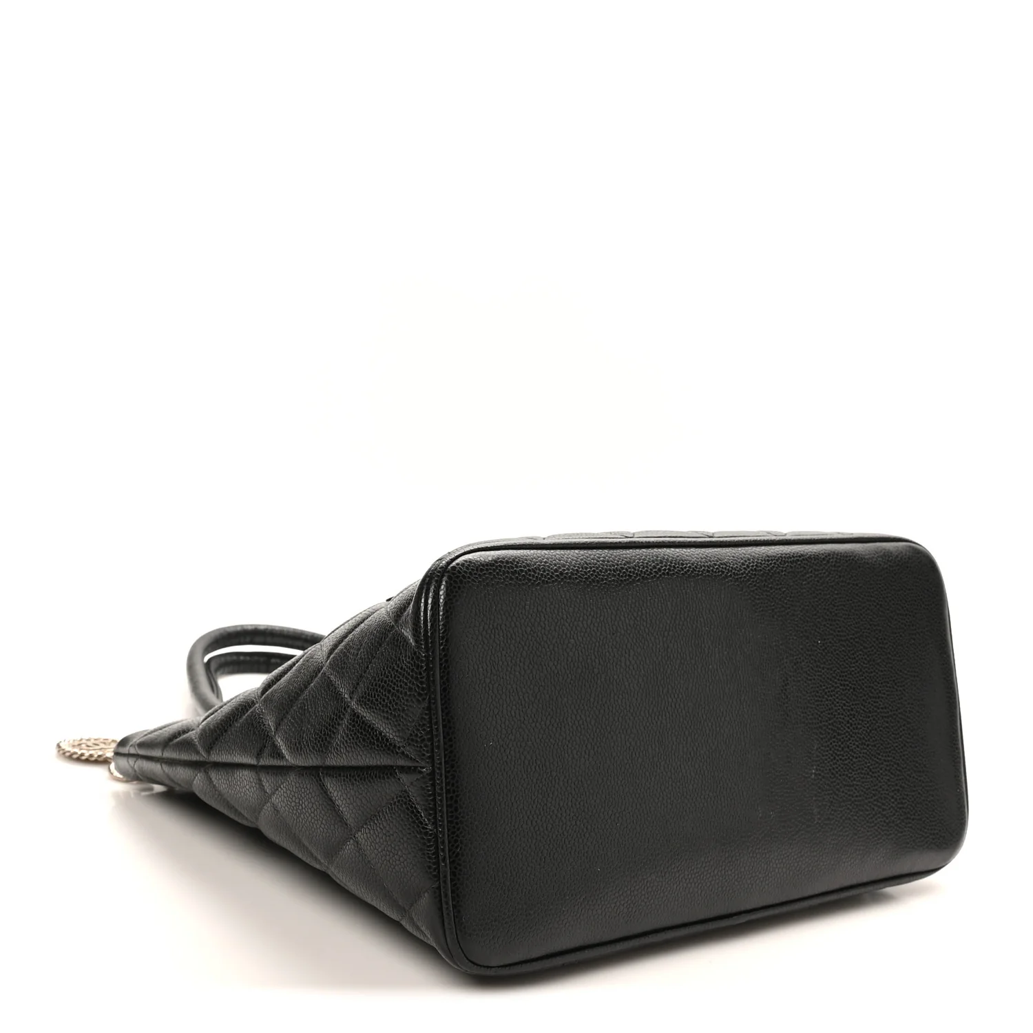 Caviar Quilted Medallion Tote Black - Image 4