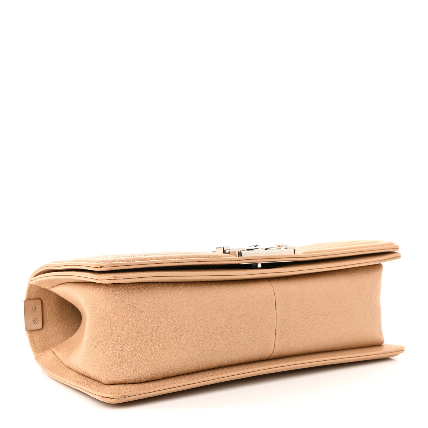 Caviar Quilted Medium Boy Flap Beige - Image 4