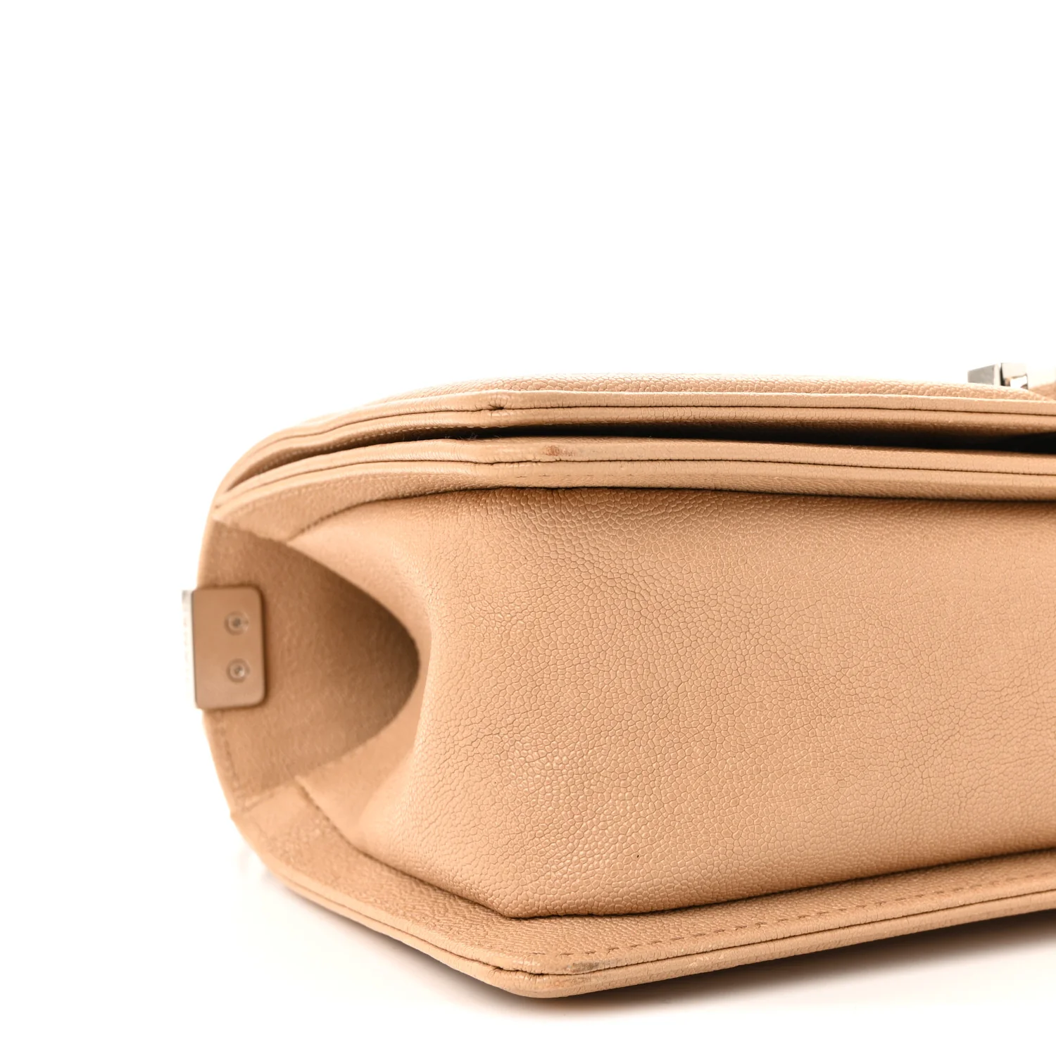 Caviar Quilted Medium Boy Flap Beige - Image 9