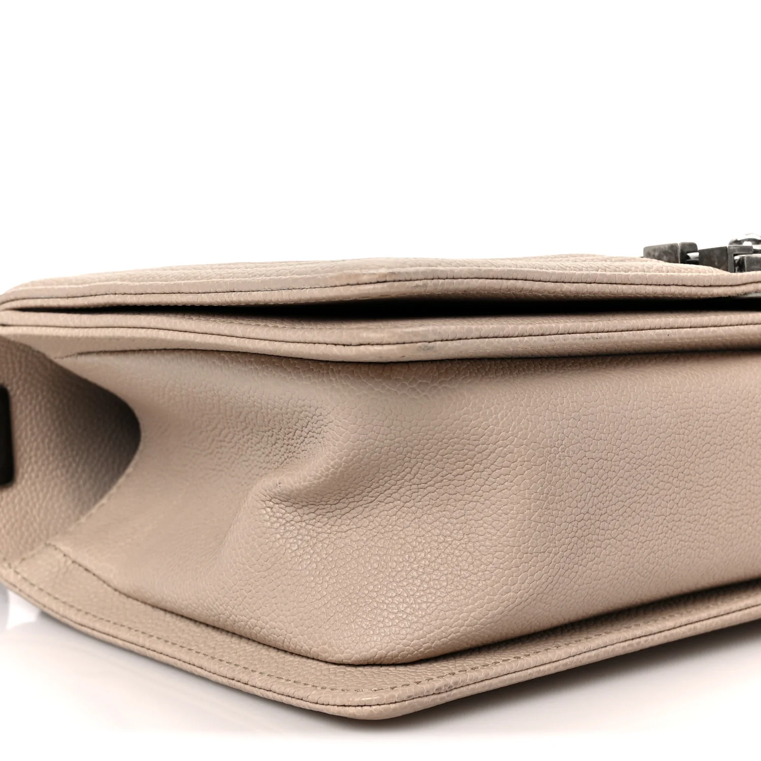 Caviar Quilted Medium Boy Flap Beige - Image 9