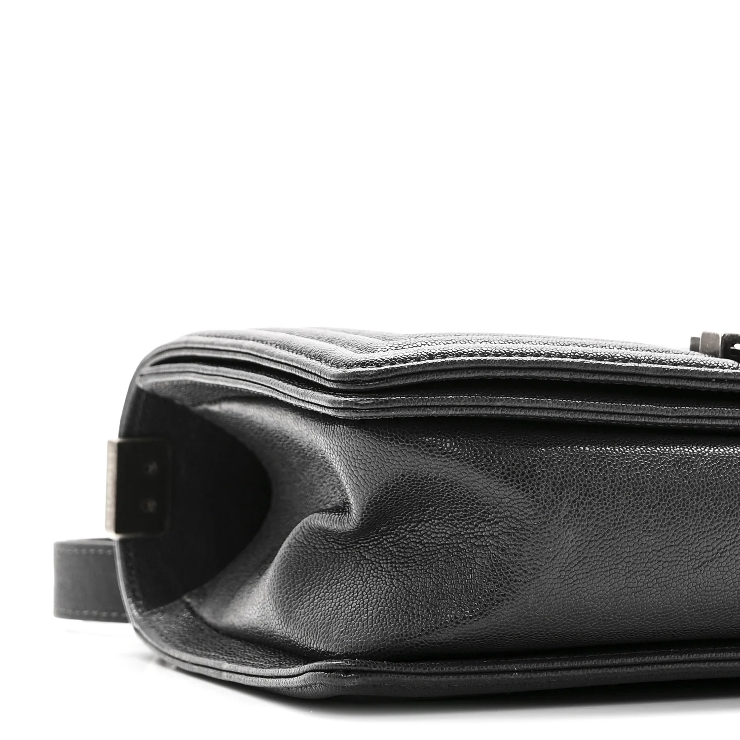 Caviar Quilted Medium Boy Flap Charcoal - Image 9