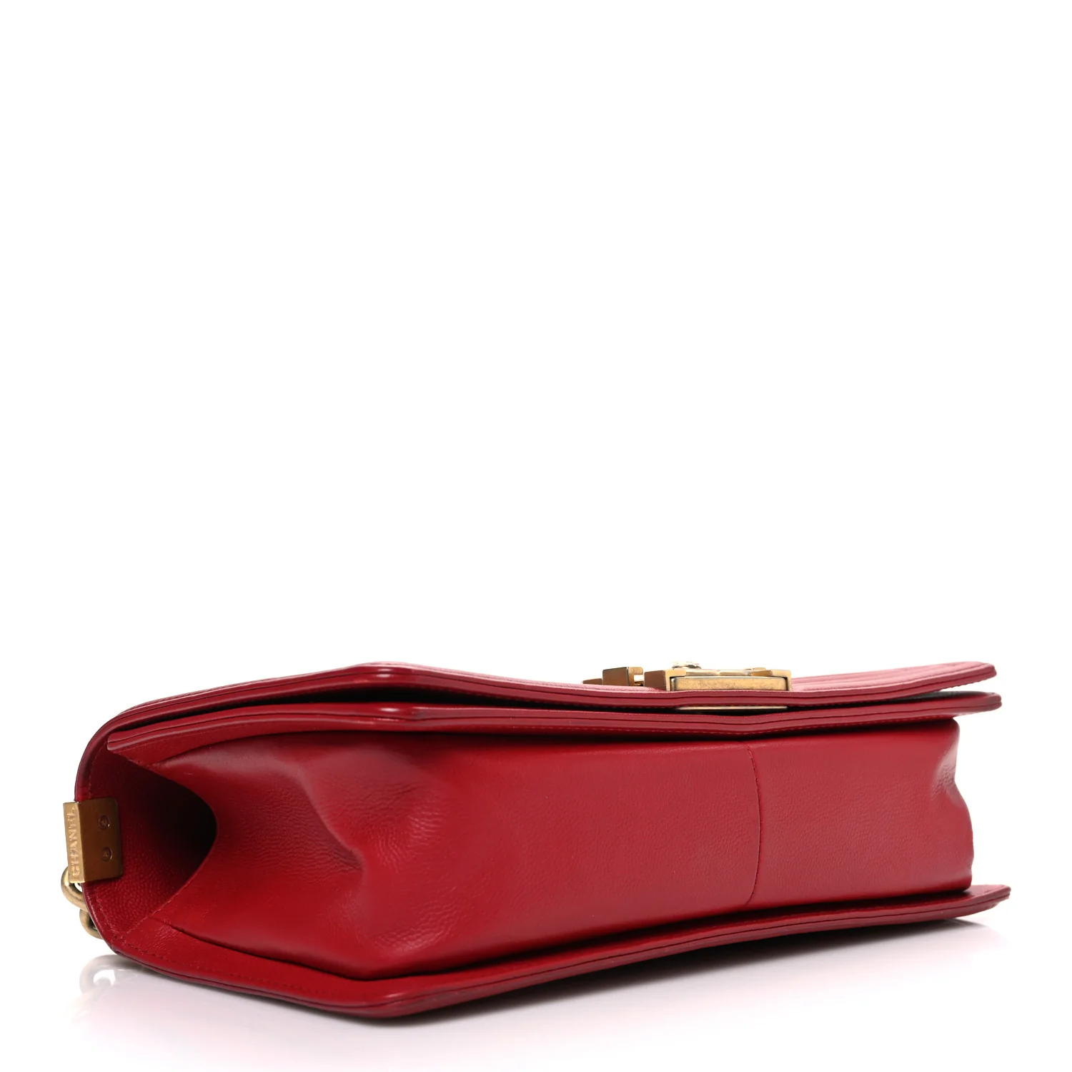 Caviar Quilted Medium Boy Flap Red - Image 4