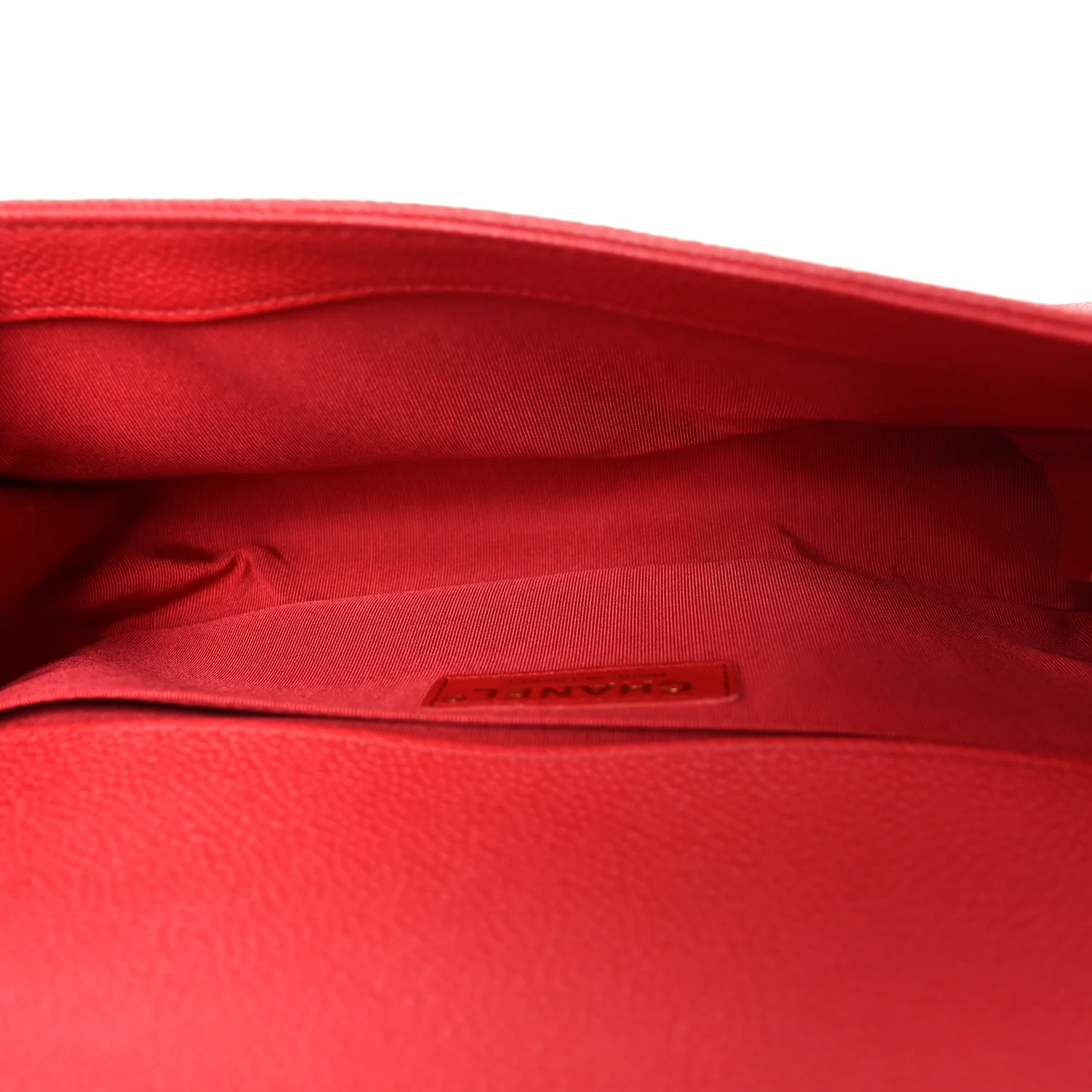 Caviar Quilted Medium Boy Flap Red - Image 5