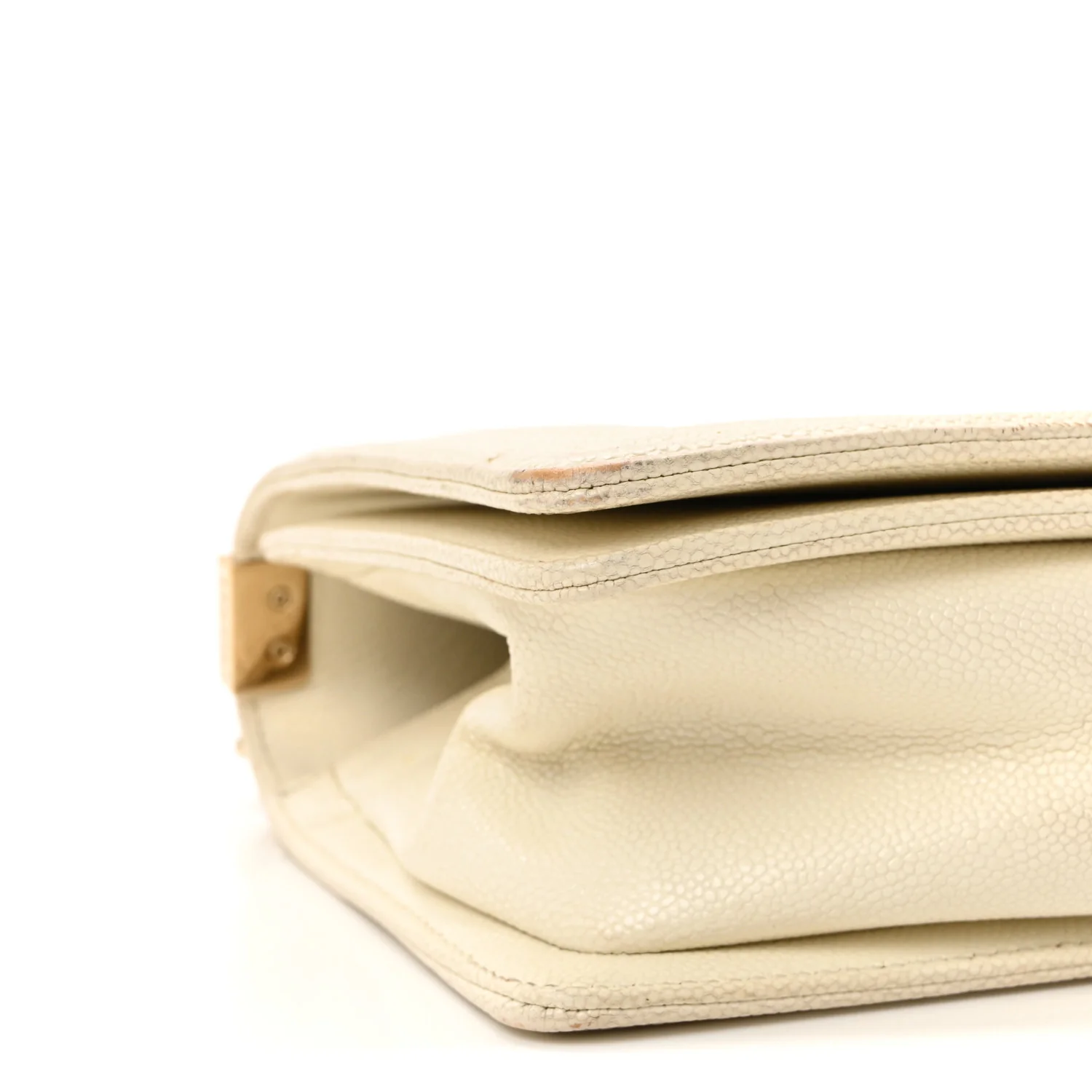 Caviar Quilted Medium Boy Flap White - Image 9