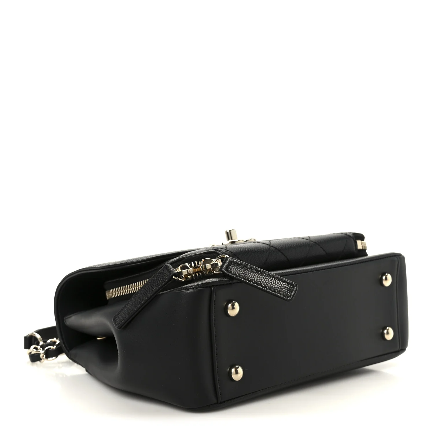 Caviar Quilted Medium Business Affinity Flap Black - Image 4
