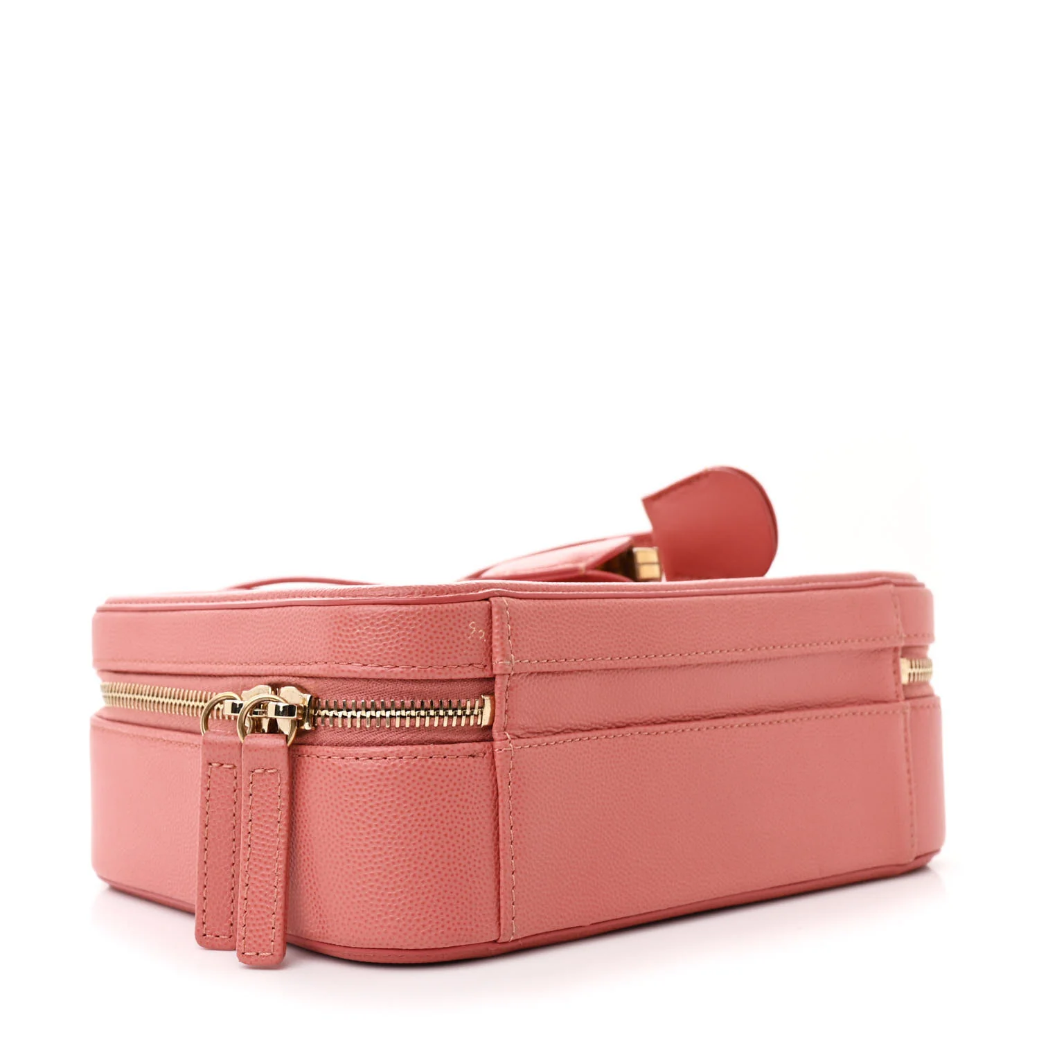 Caviar Quilted Medium CC Filigree Vanity Case Rose Pink - Image 4