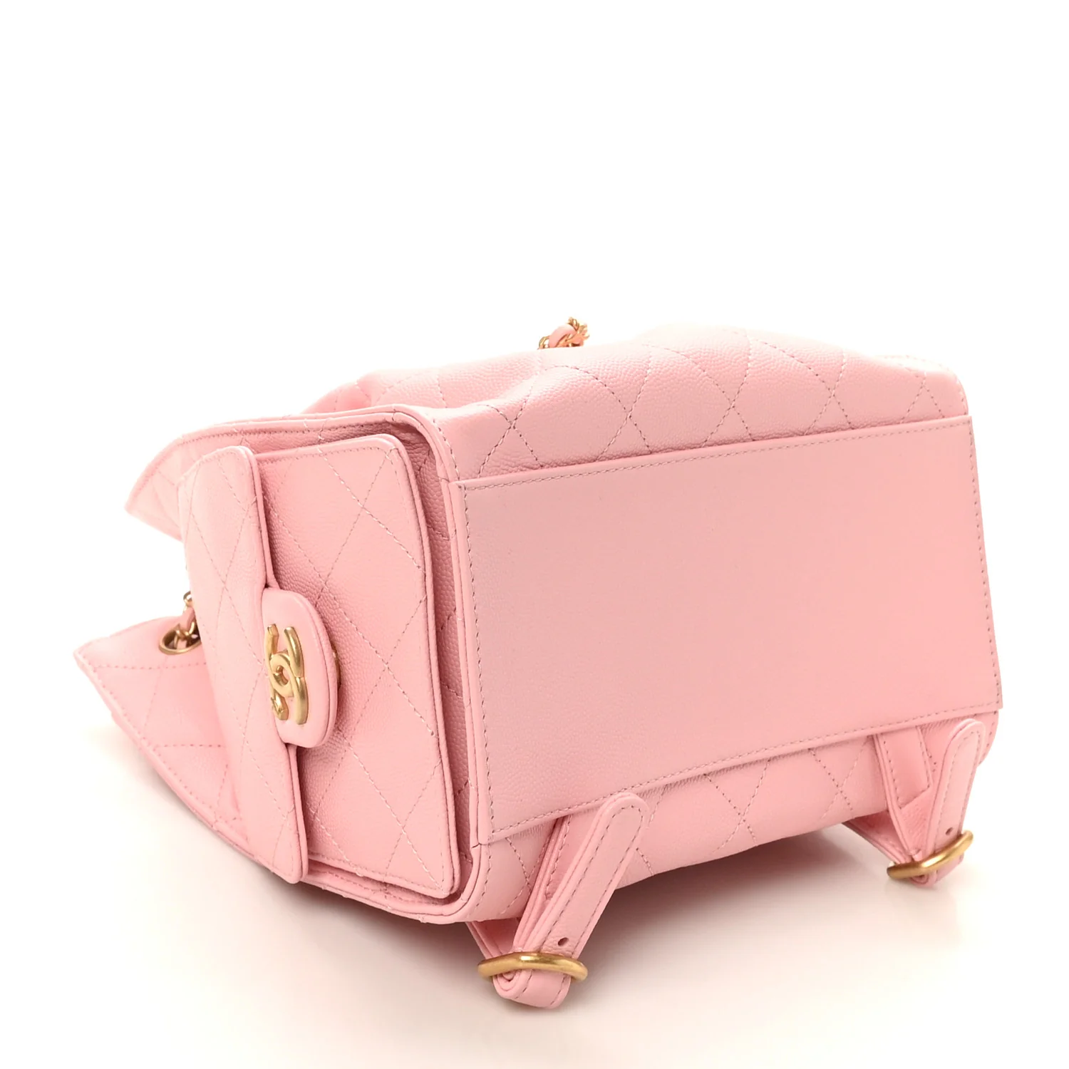 Caviar Quilted Medium Chanel 25 Backpack Light Pink - Image 4