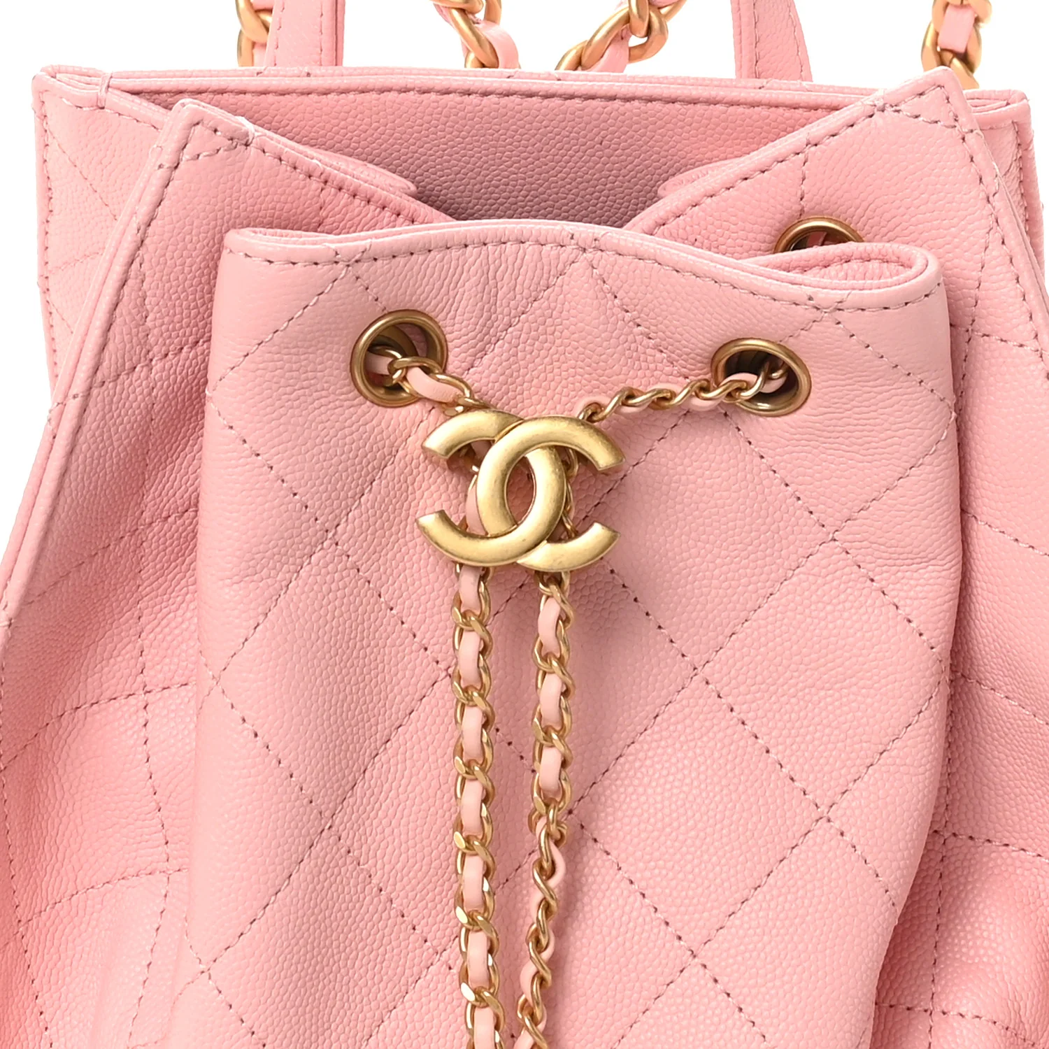 Caviar Quilted Medium Chanel 25 Backpack Light Pink - Image 8
