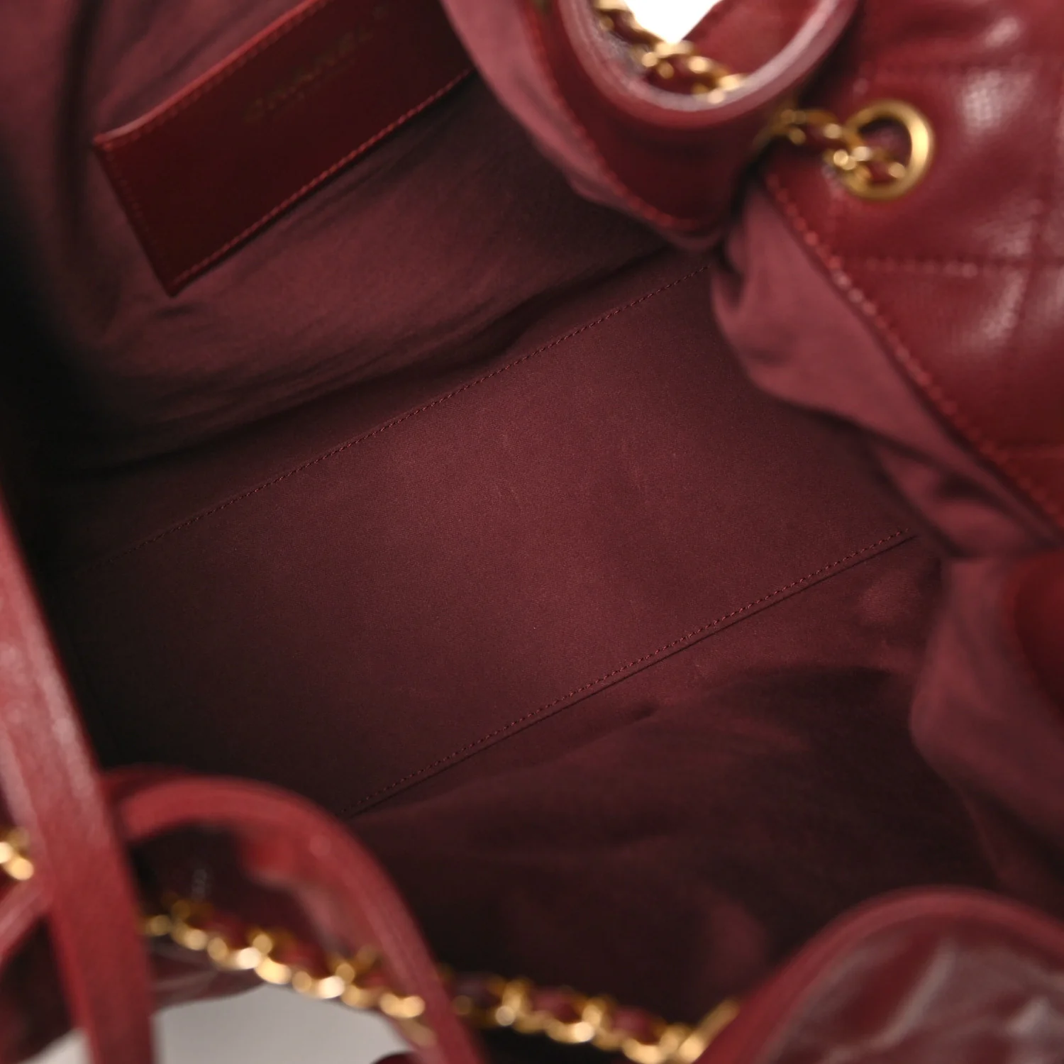 Caviar Quilted Medium Chanel 25 Handbag Burgundy - Image 6