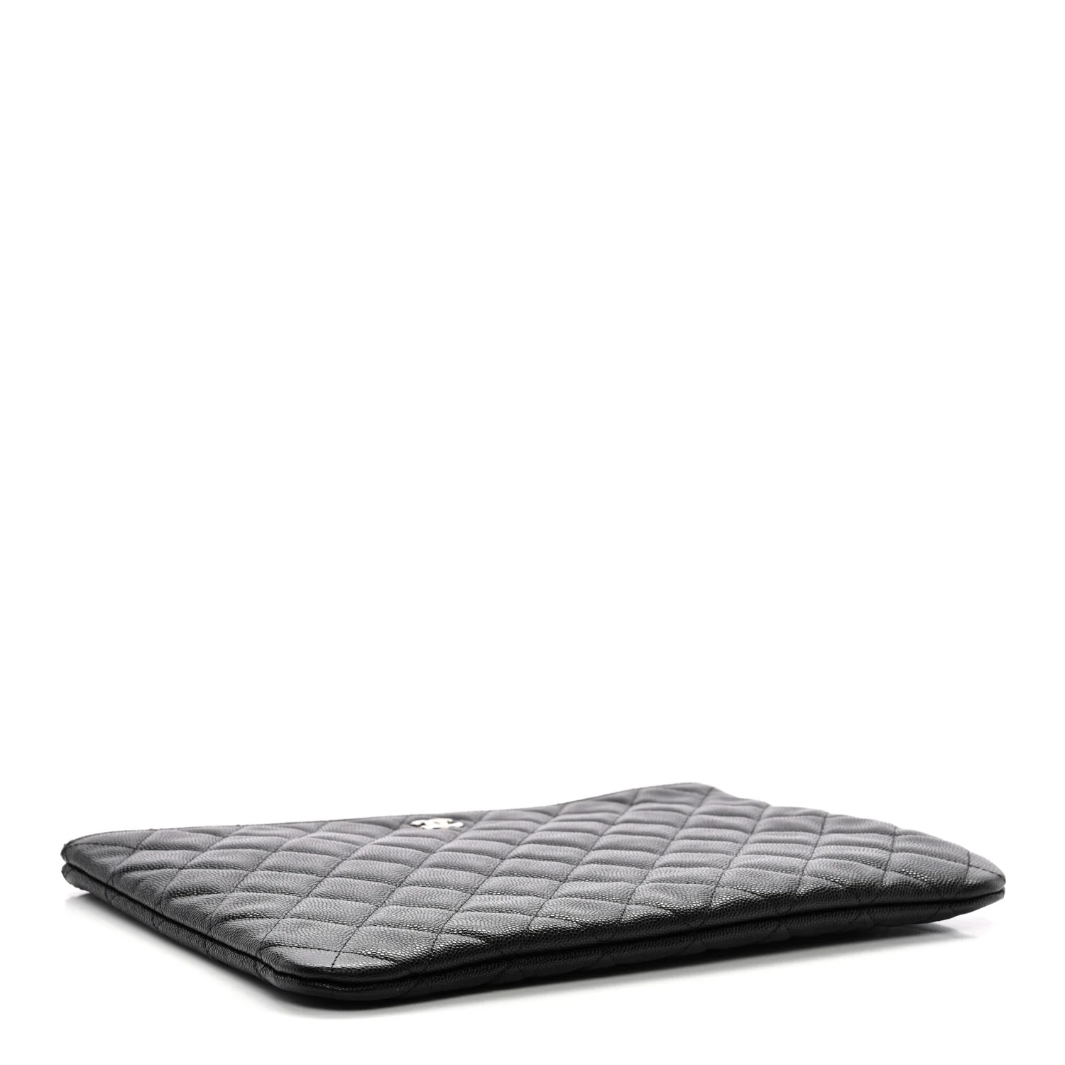Caviar Quilted Medium Cosmetic Case Black - Image 4