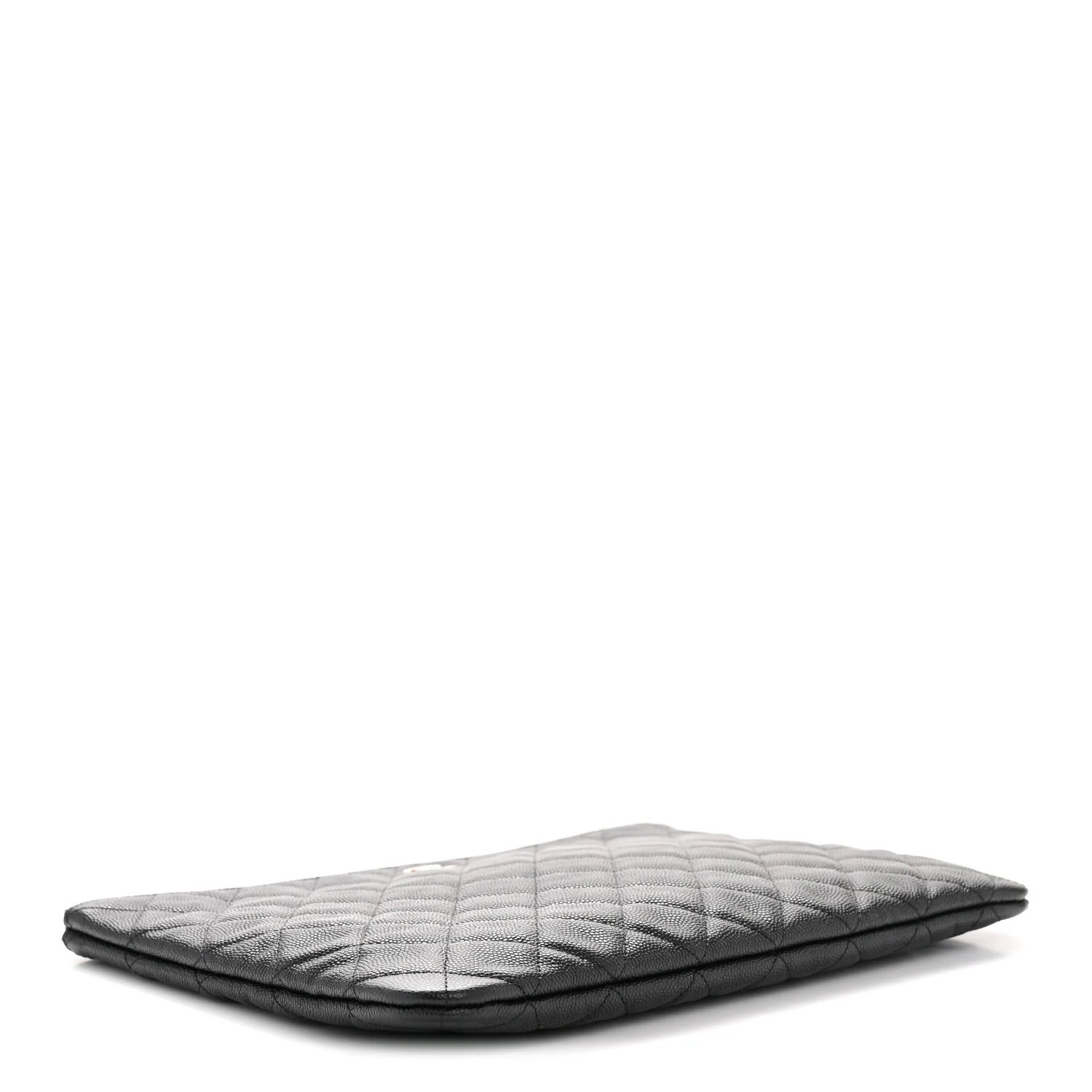Caviar Quilted Medium Cosmetic Case Black - Image 4