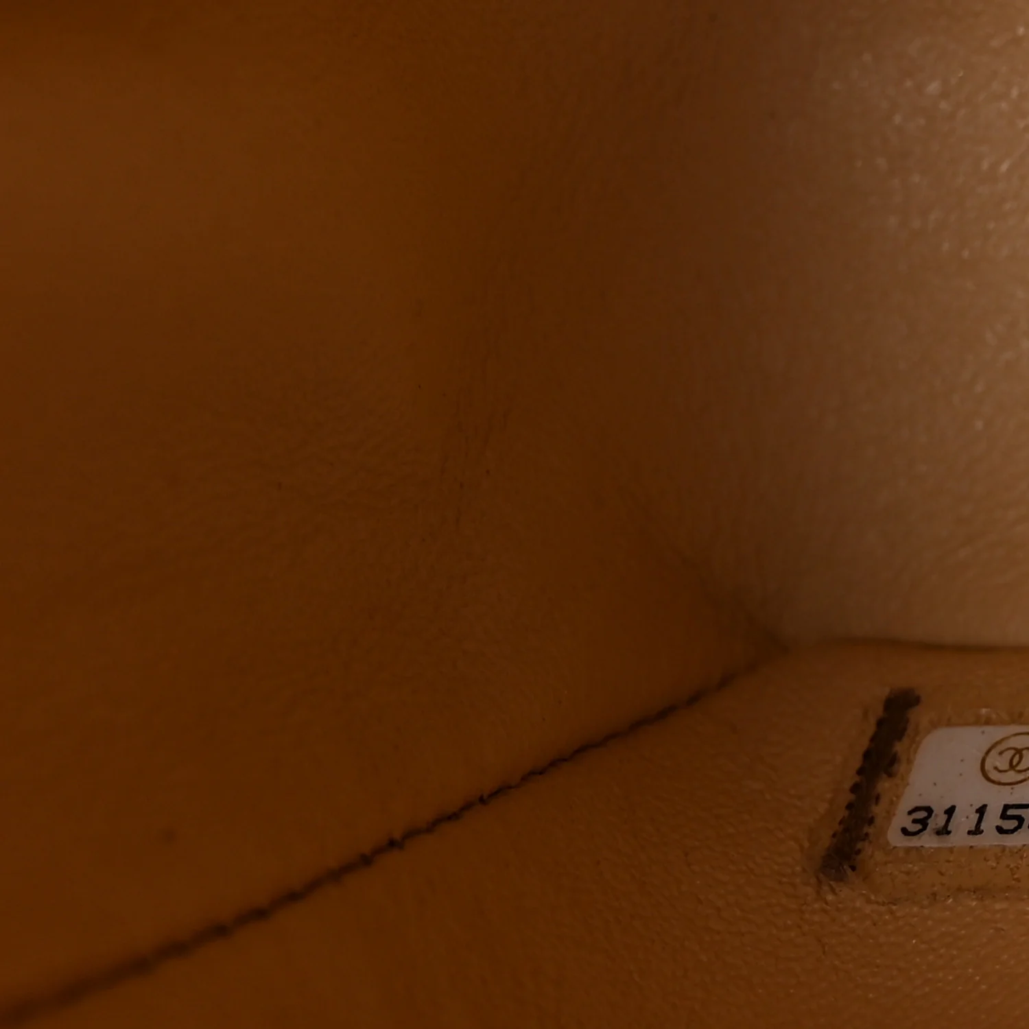 Caviar Quilted Medium Double Flap Beige - Image 7