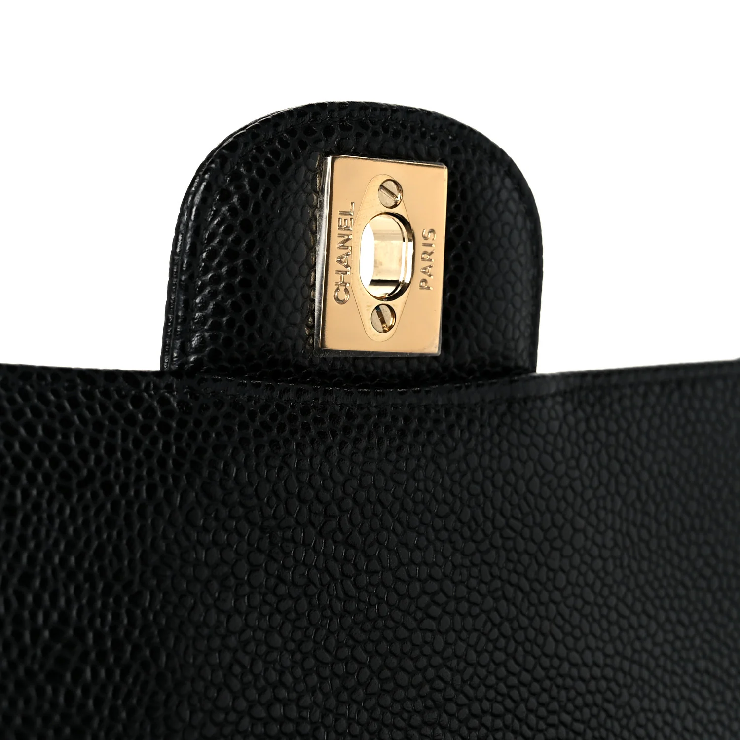 Caviar Quilted Medium Double Flap Black - Image 7