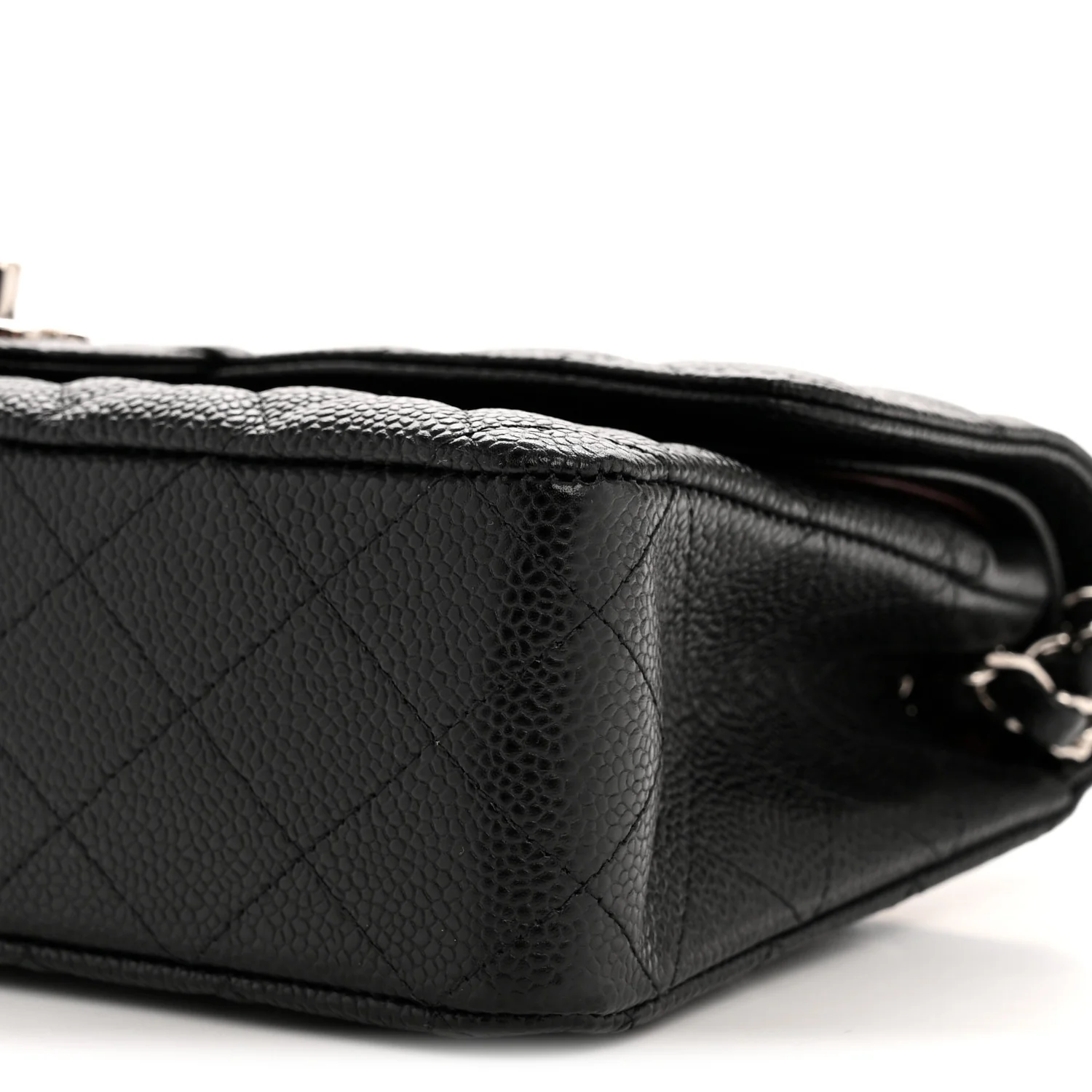 Caviar Quilted Medium Double Flap Black - Image 10