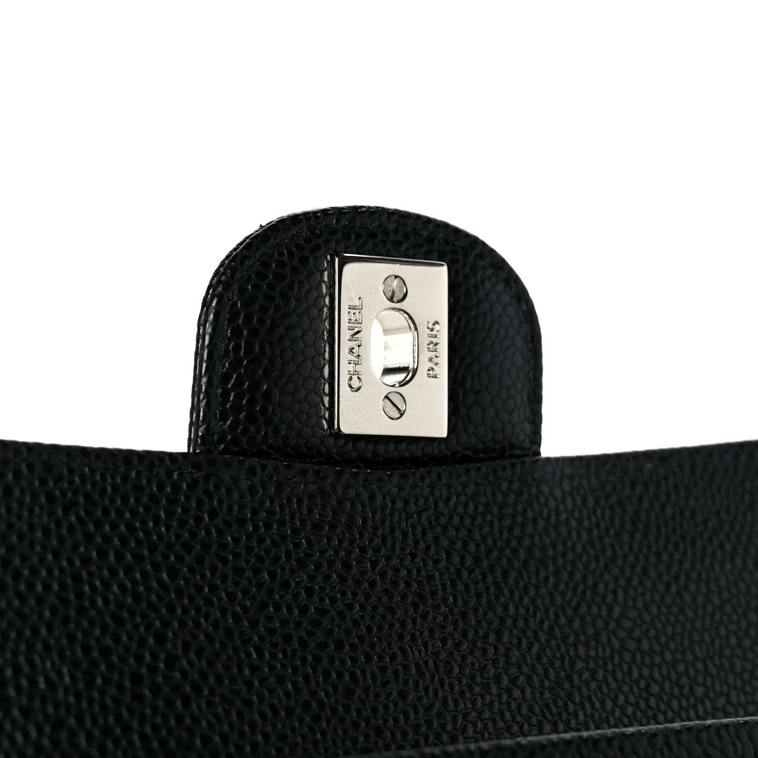 Caviar Quilted Medium Double Flap Black - Image 7